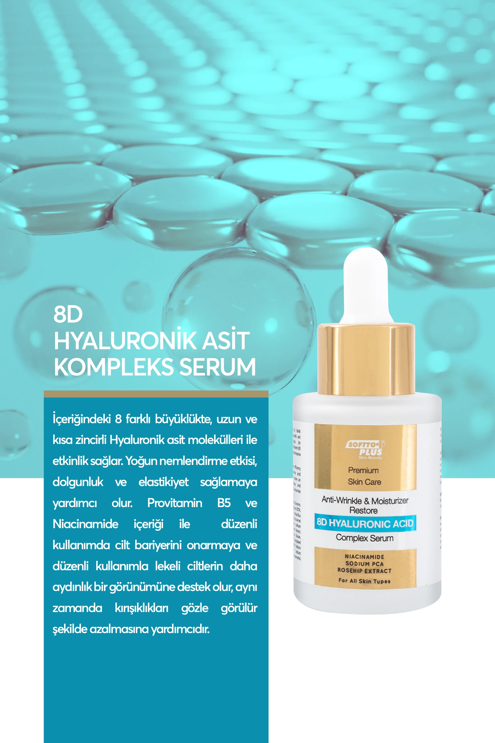 8d Hyalüronik Asit Komplex Serum 30ml