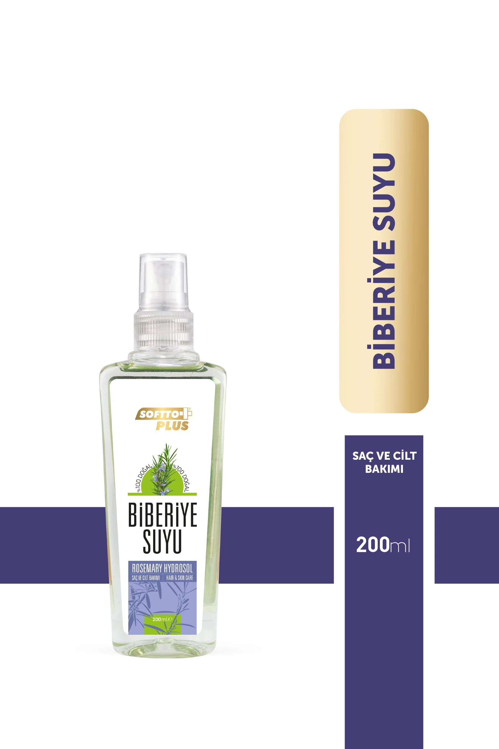 SOFTTO PLUS BİBERİYE SUYU 200 ml