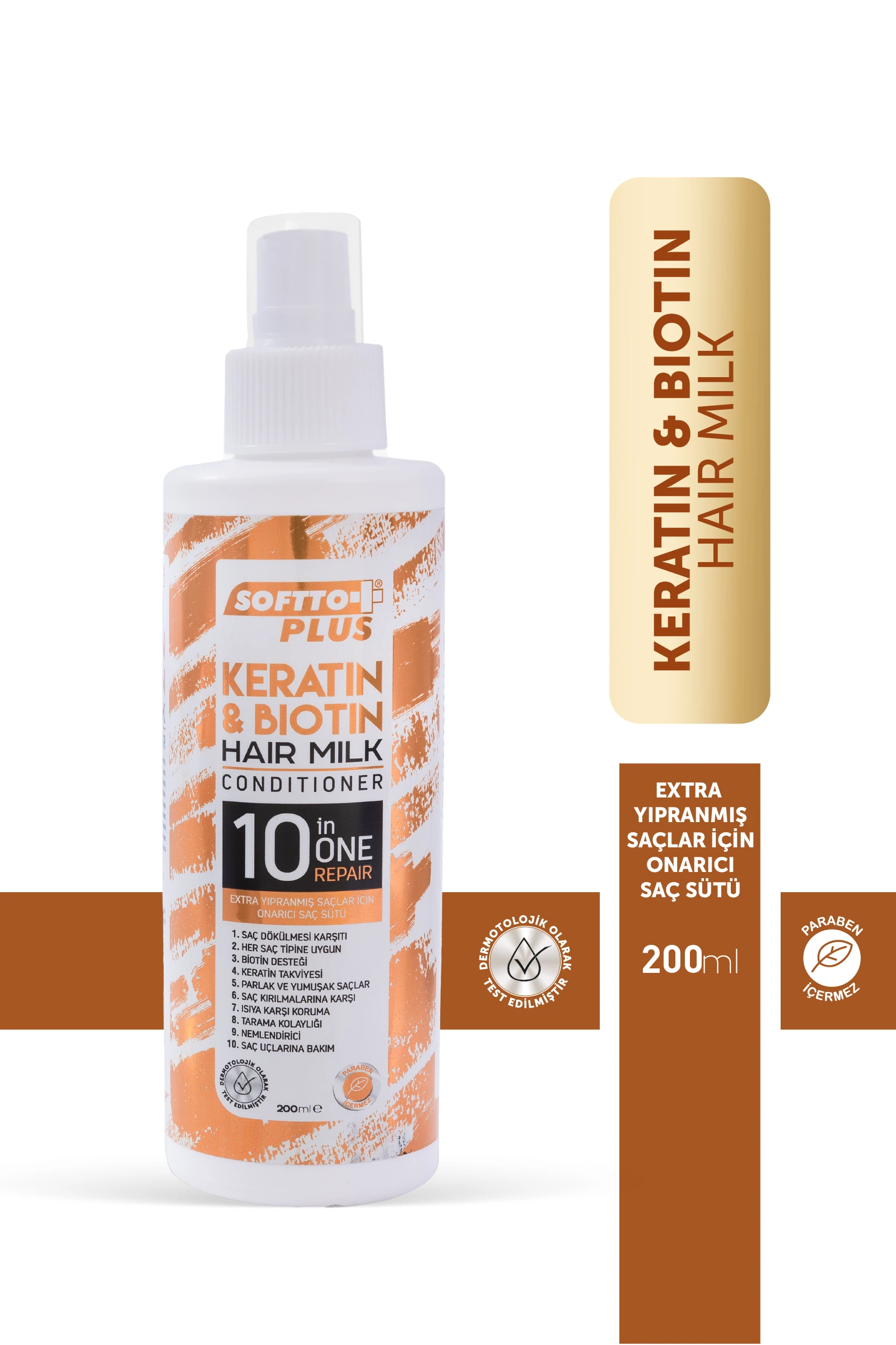 Keratın Biotin Saç Sütü 200ml