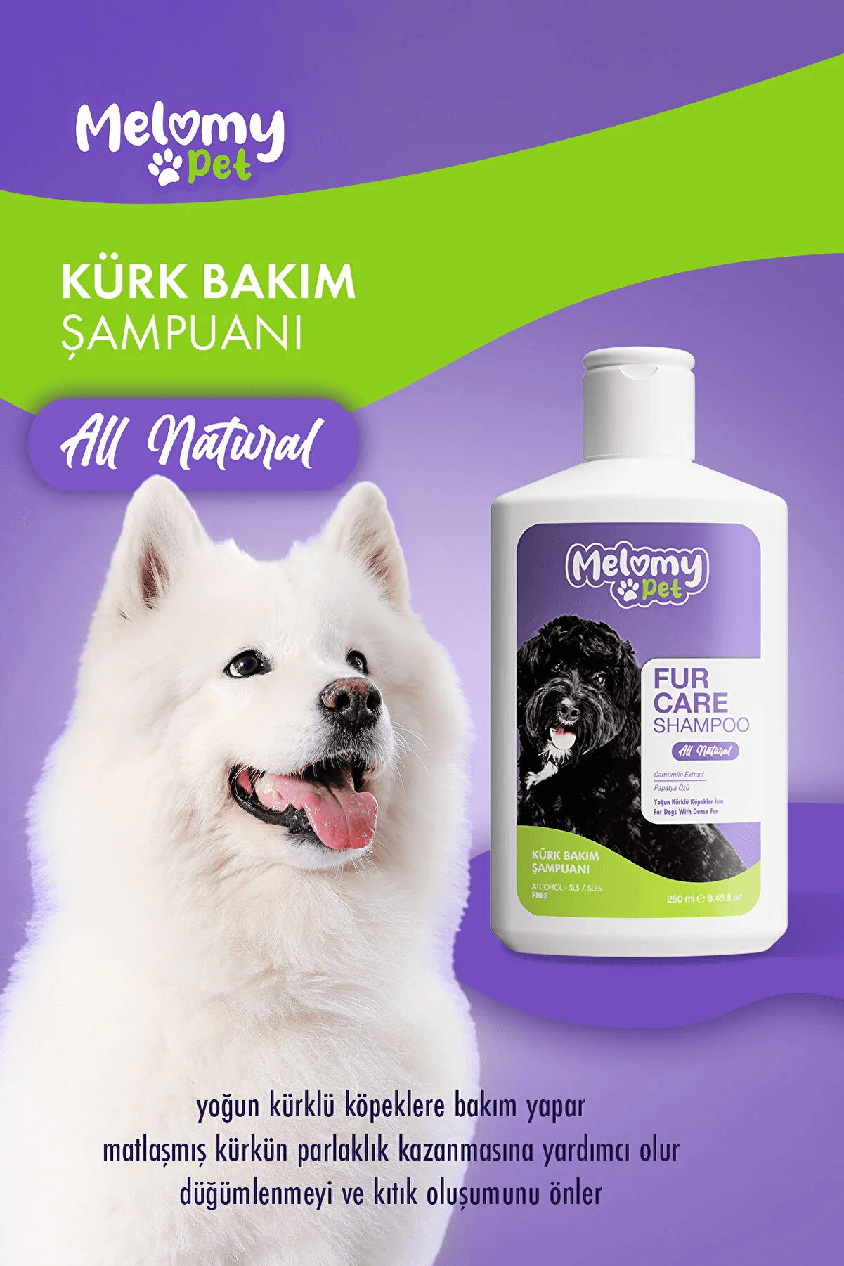 Köpek Kürk Bakım Şampuanı - 250 ml