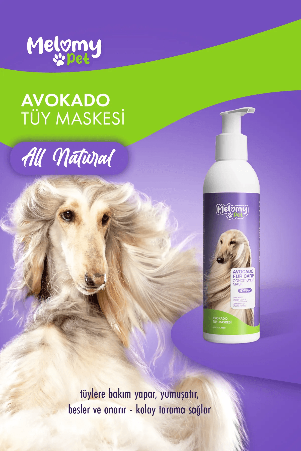 Köpek Avokado Tüy Maskesi - 190 ml