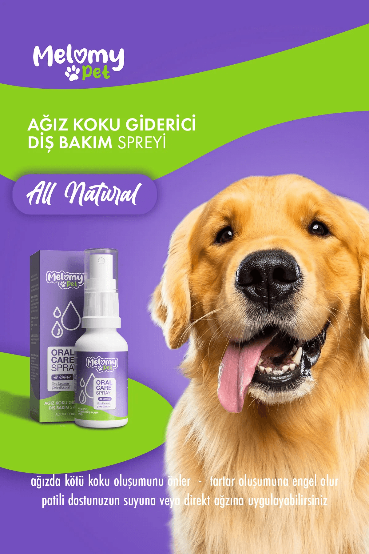 Kedi Köpek Ağız & Diş Bakım Spreyi 25 ML