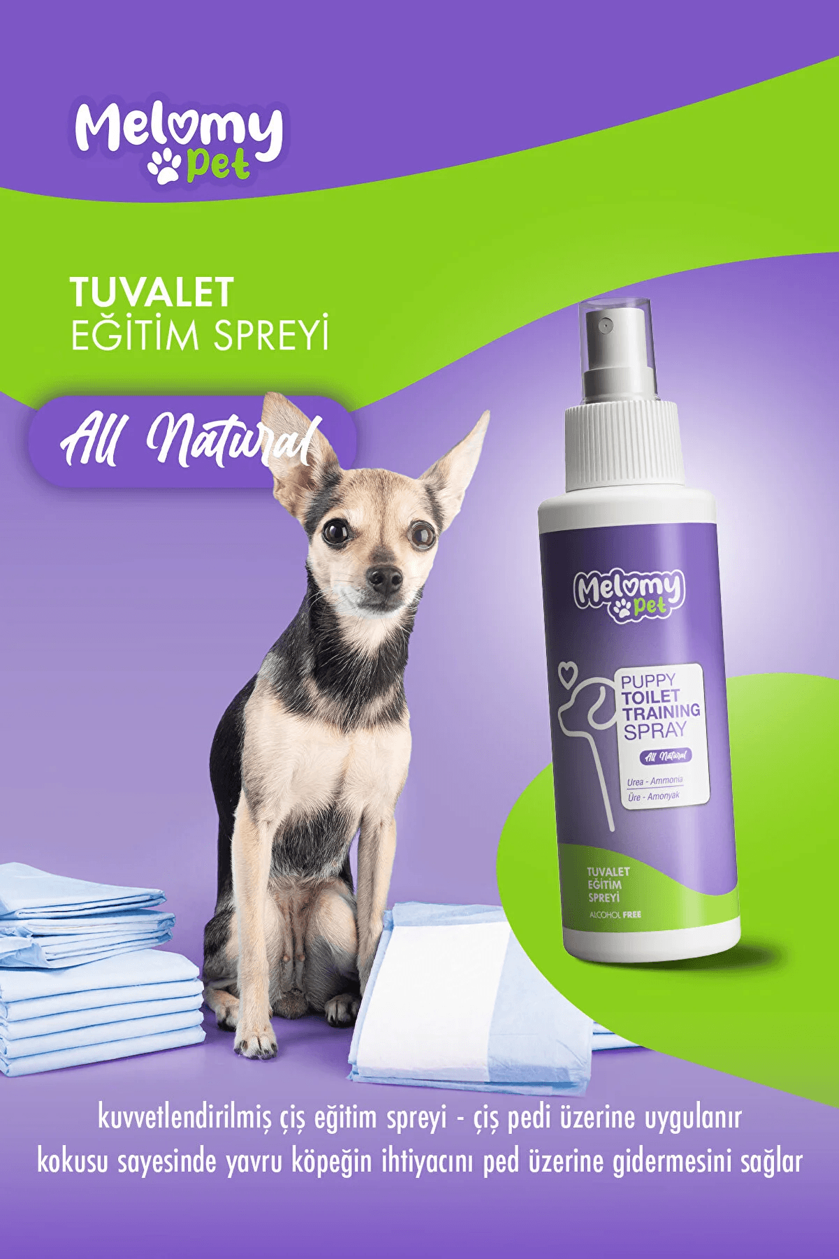 Köpek Tuvalet Eğitim Spreyi - 100 ml