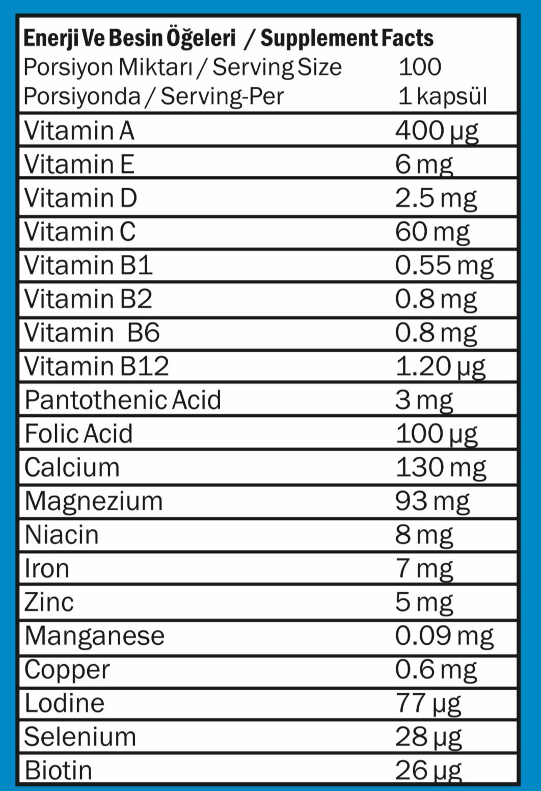 Multivitamin