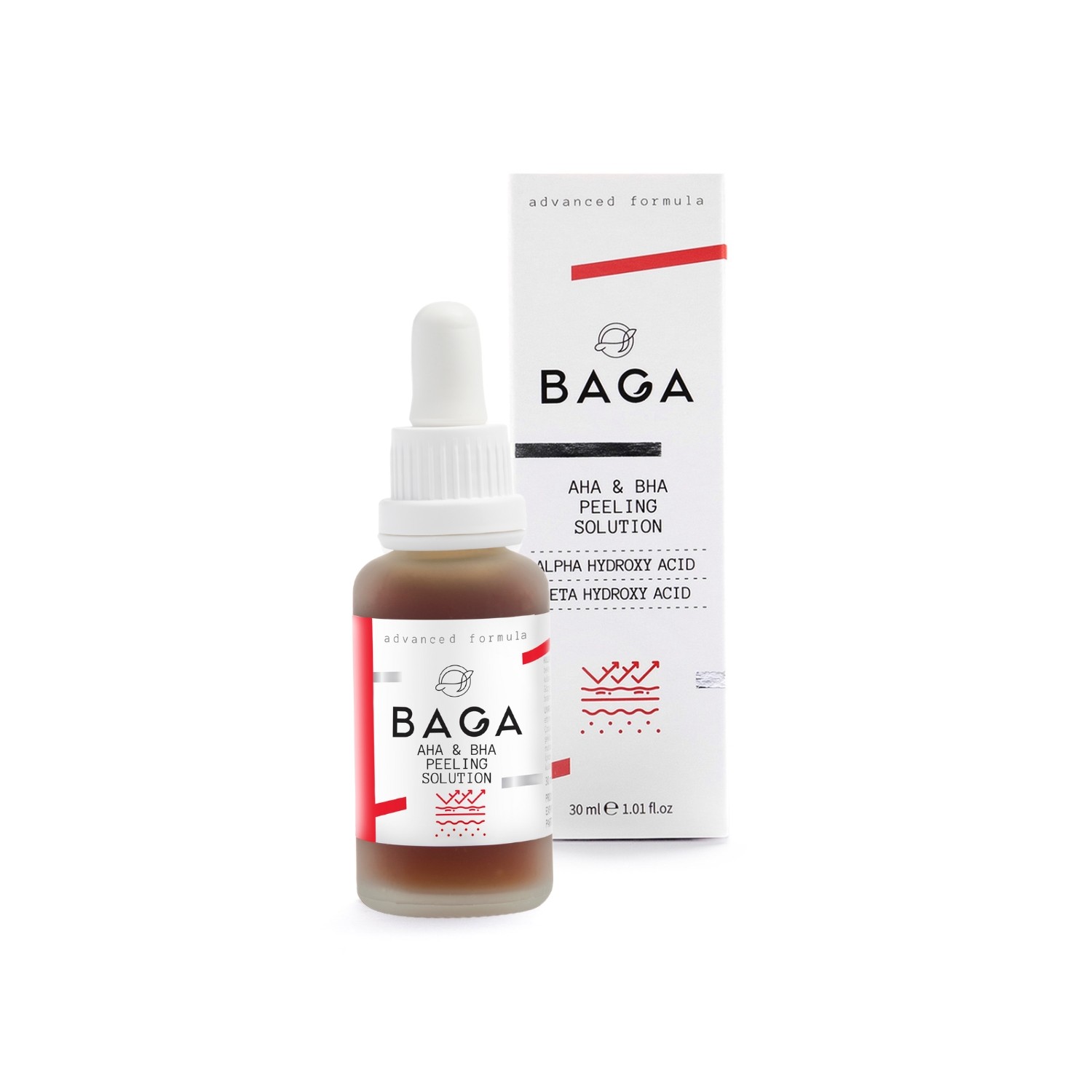 AHA BHA Peeling Solution %10 AHA + %2 BHA