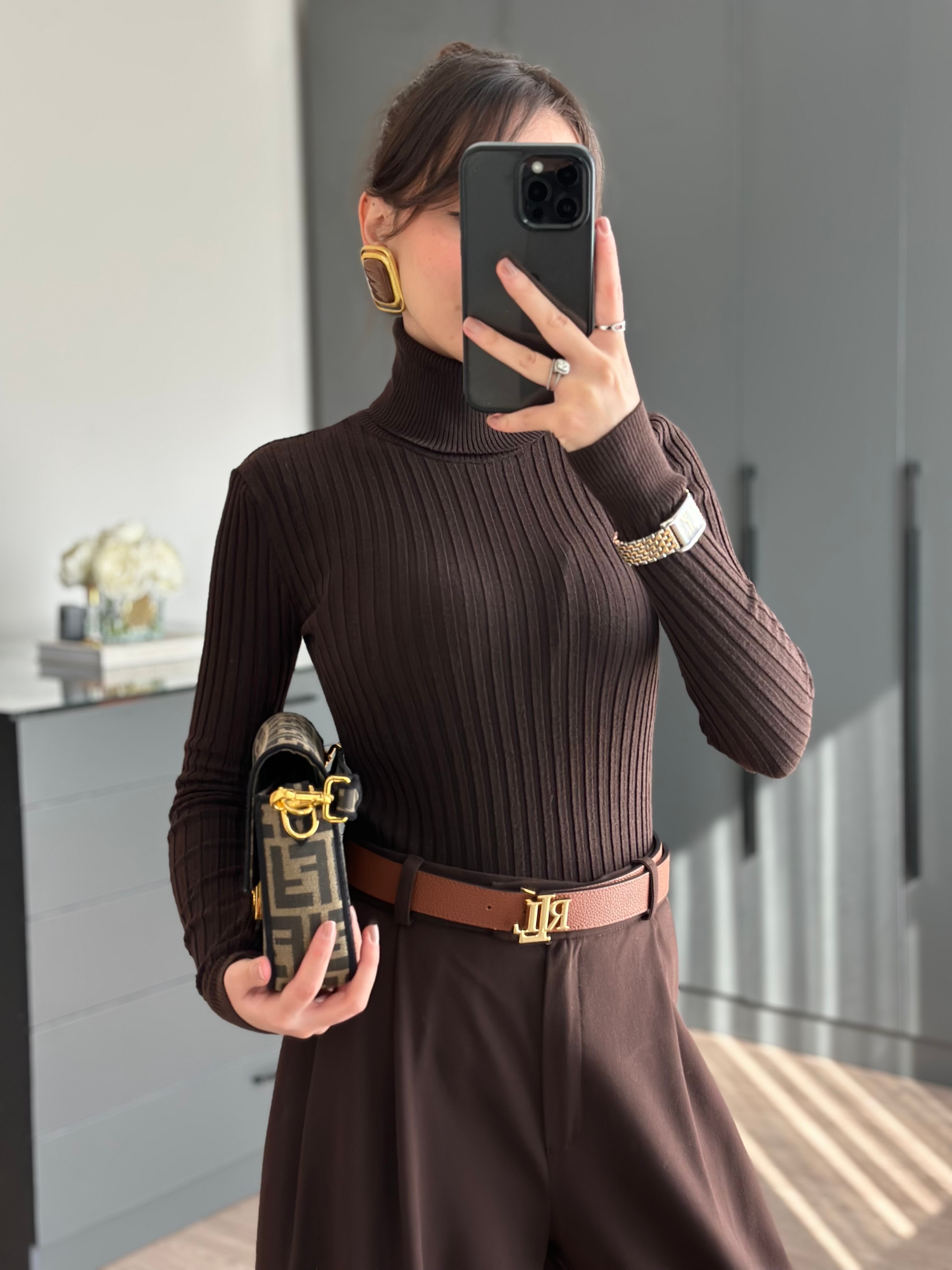 FİTİLLİ BOĞAZLI TRİKO ACI KAHVE KAZAK 