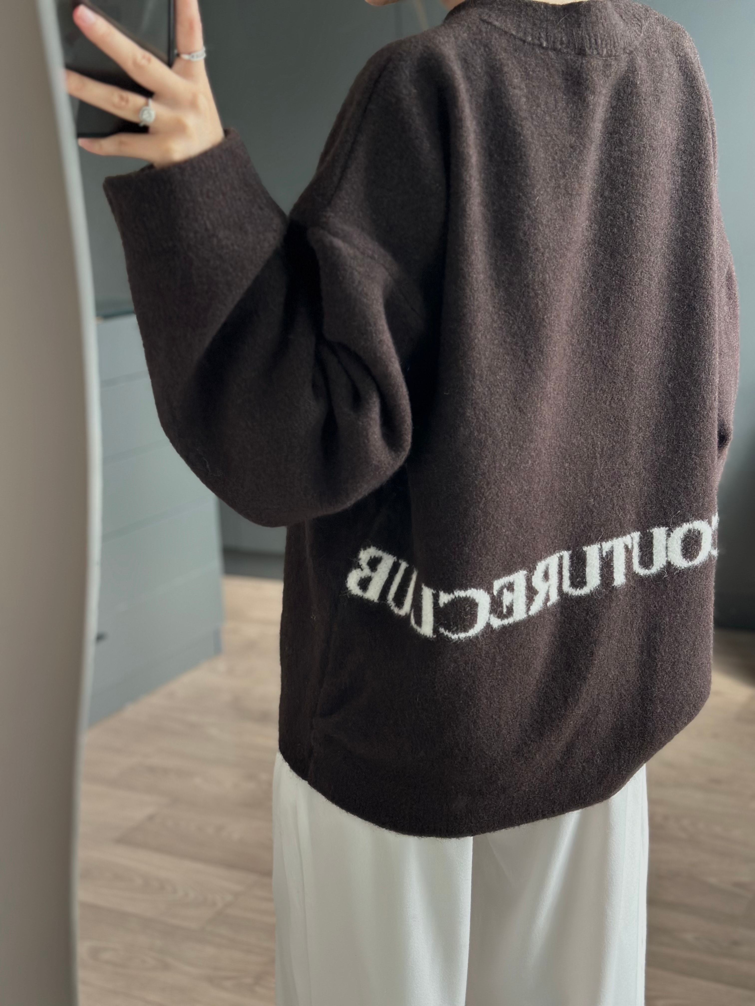 THECOUTURECLUB YAZILI ACI KAHVE KAZAK