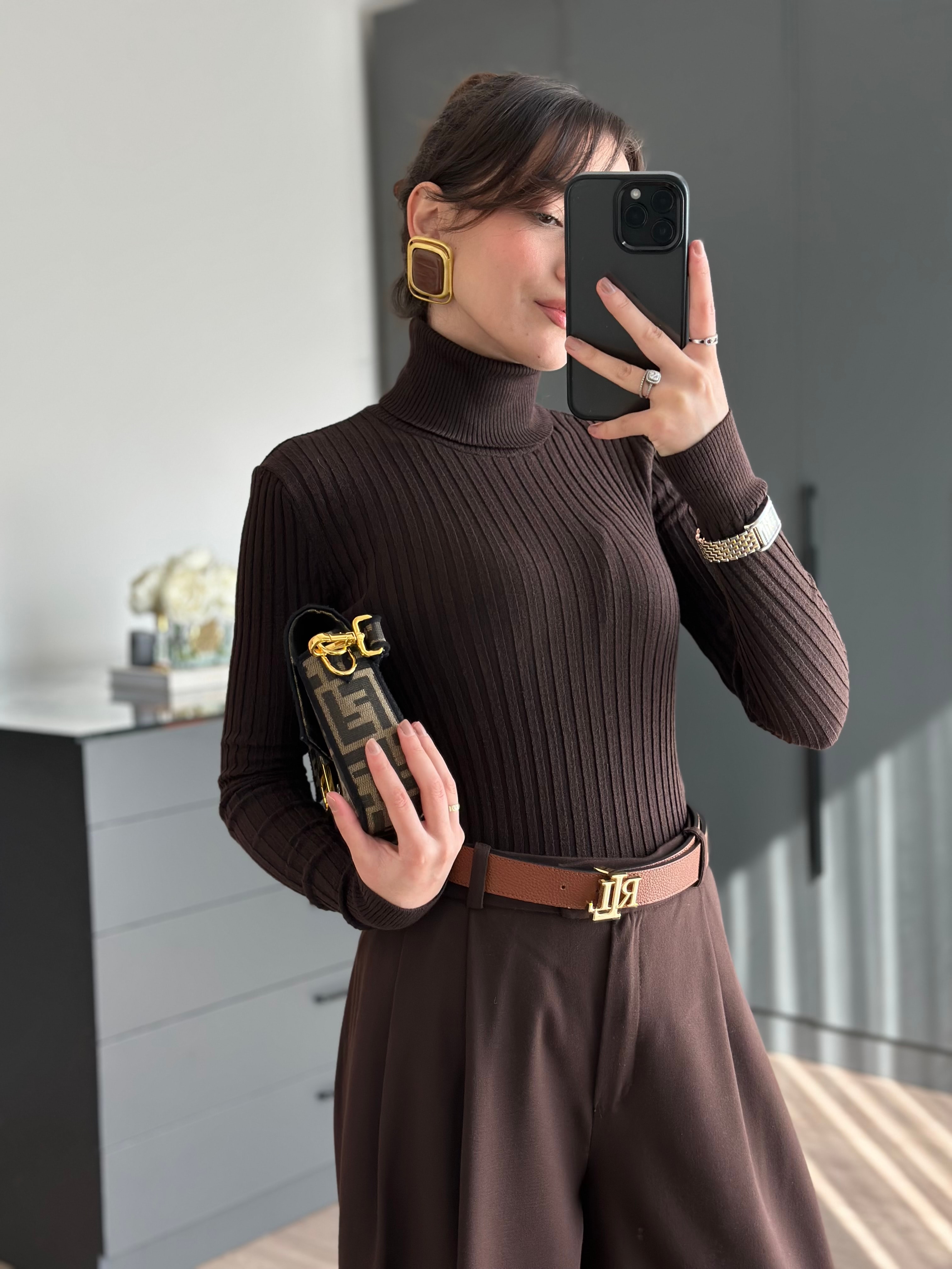 FİTİLLİ BOĞAZLI TRİKO ACI KAHVE KAZAK 