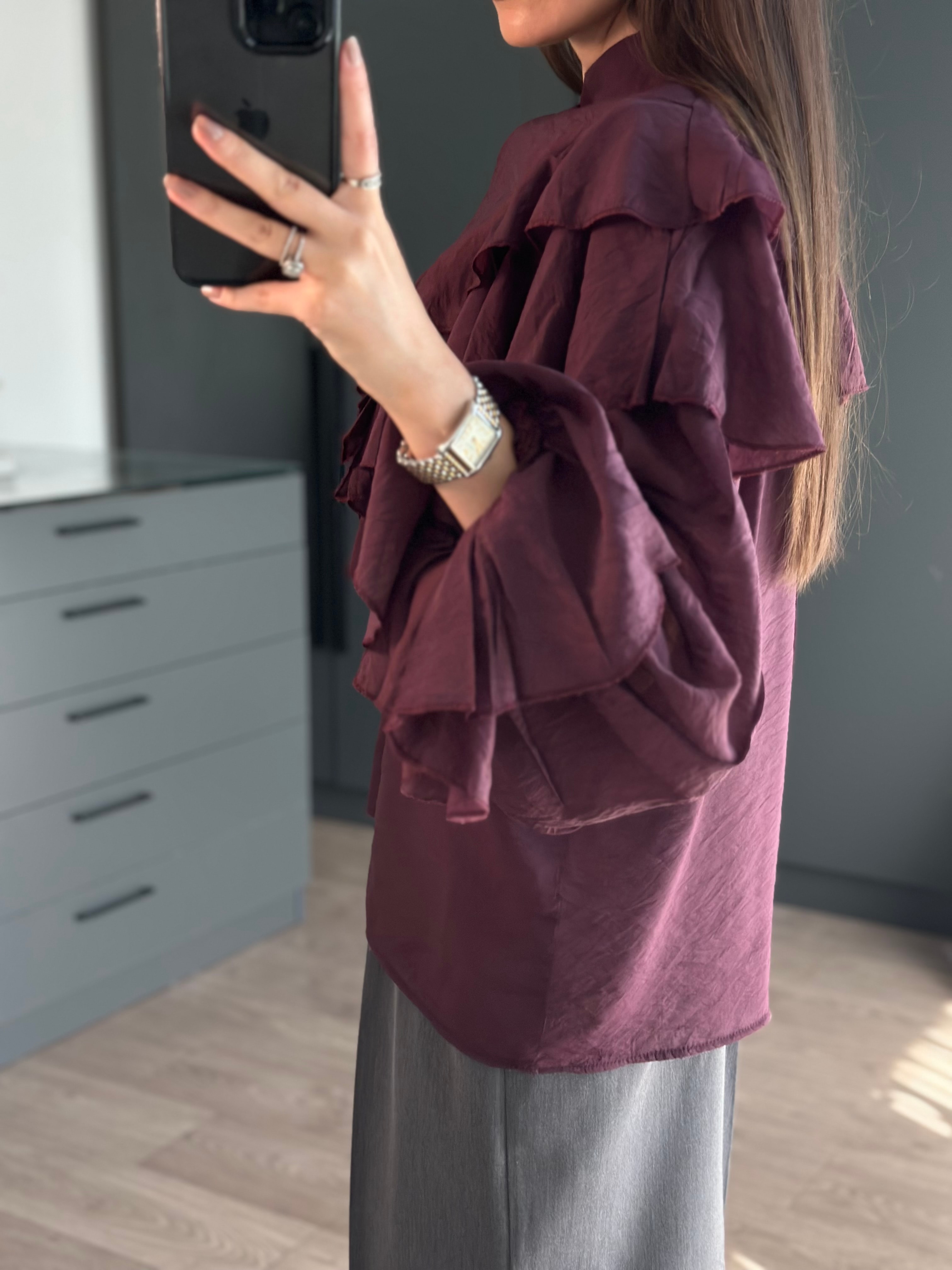 REUTTE KOLLARI FIRFIRLI YAKA DETAYLI GÖMLEK