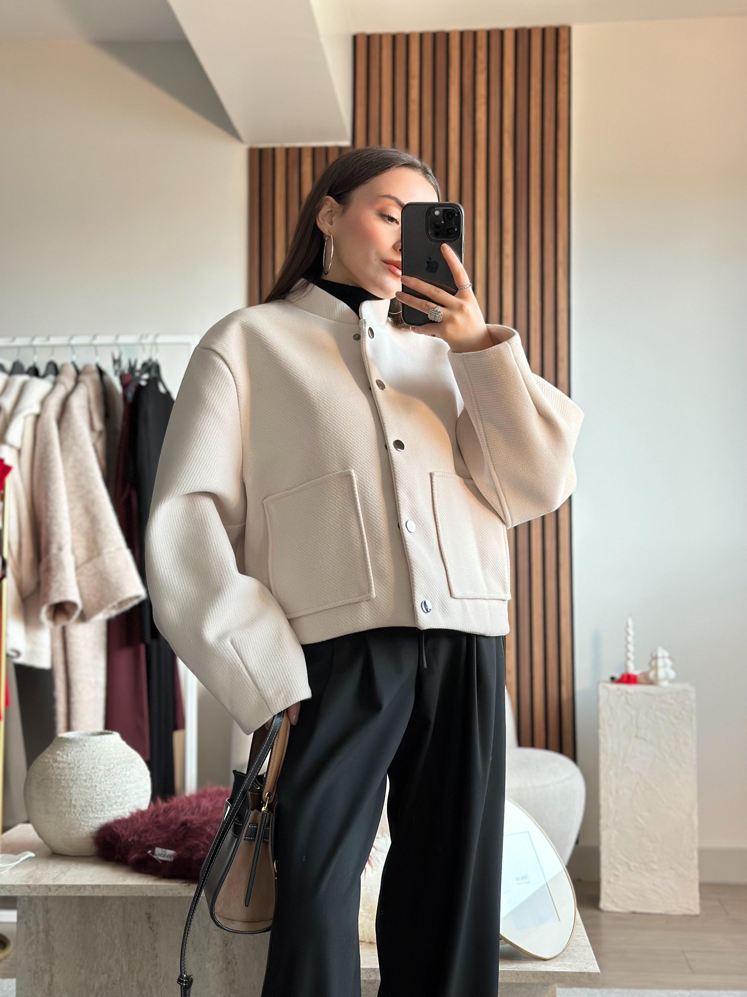 PREMIUM CEPLİ BOMBER CEKET