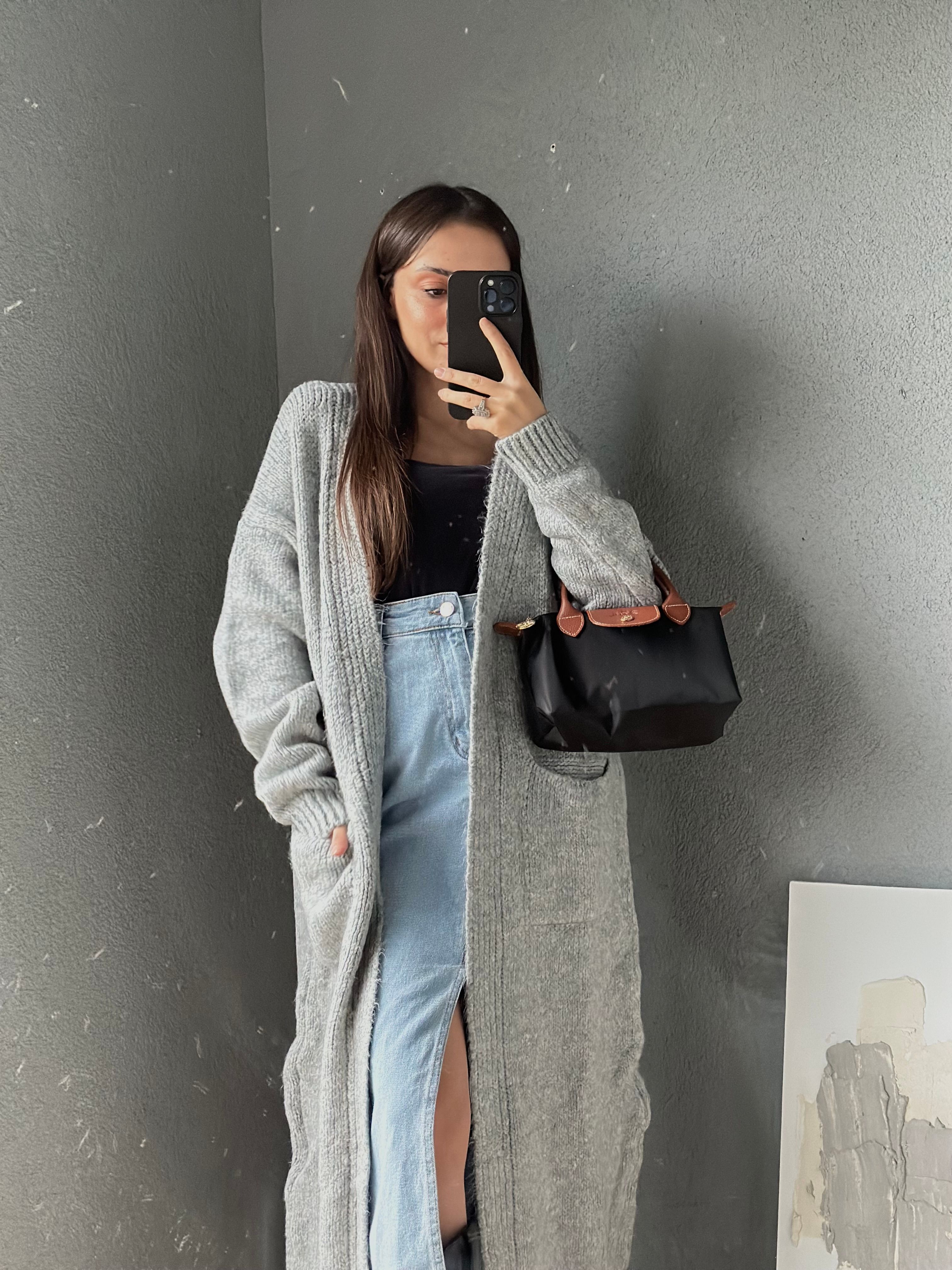 LONG KNIT CARDIGAN