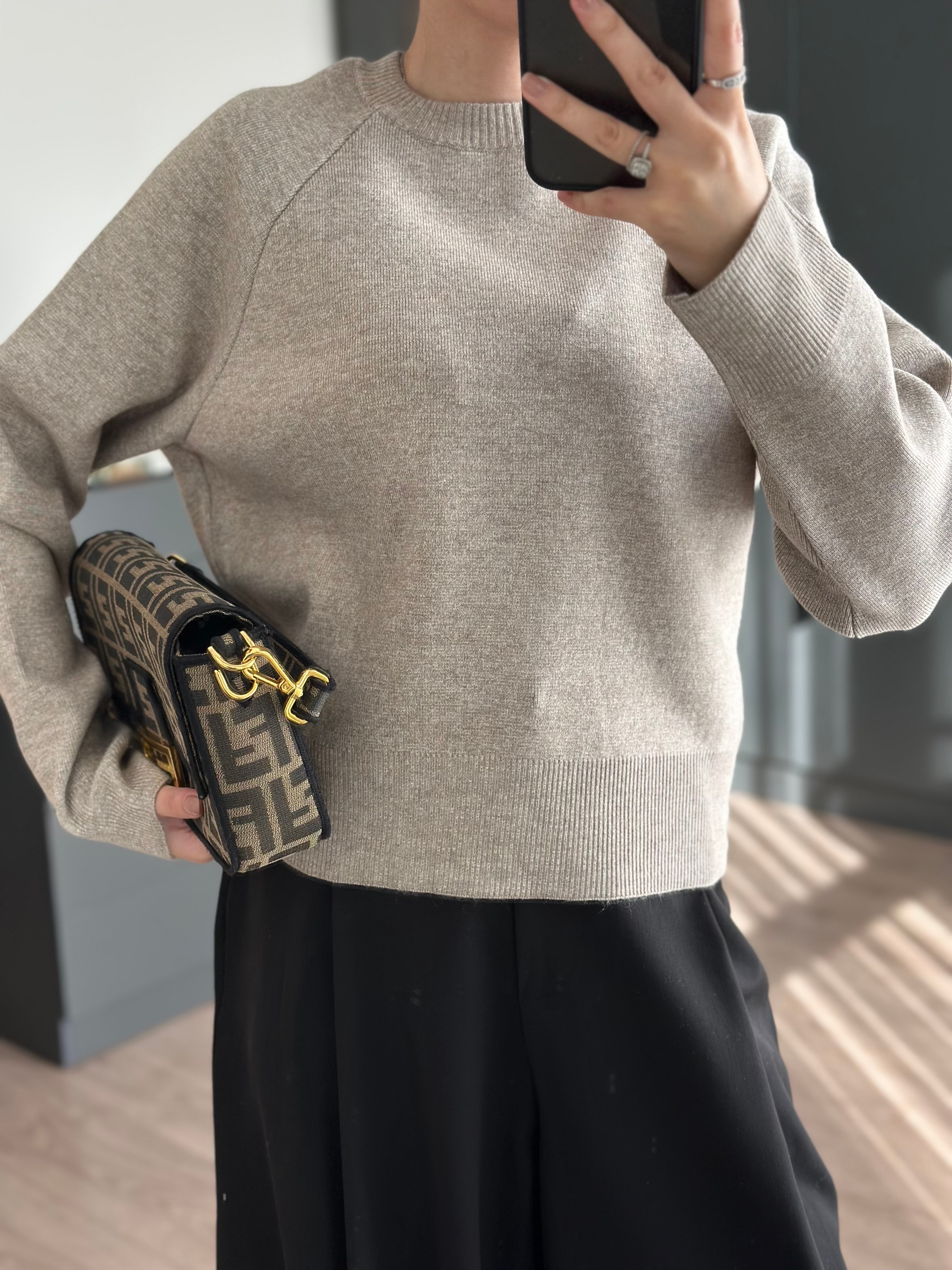 BİSİKLET YAKA BASİC VİZON KAZAK