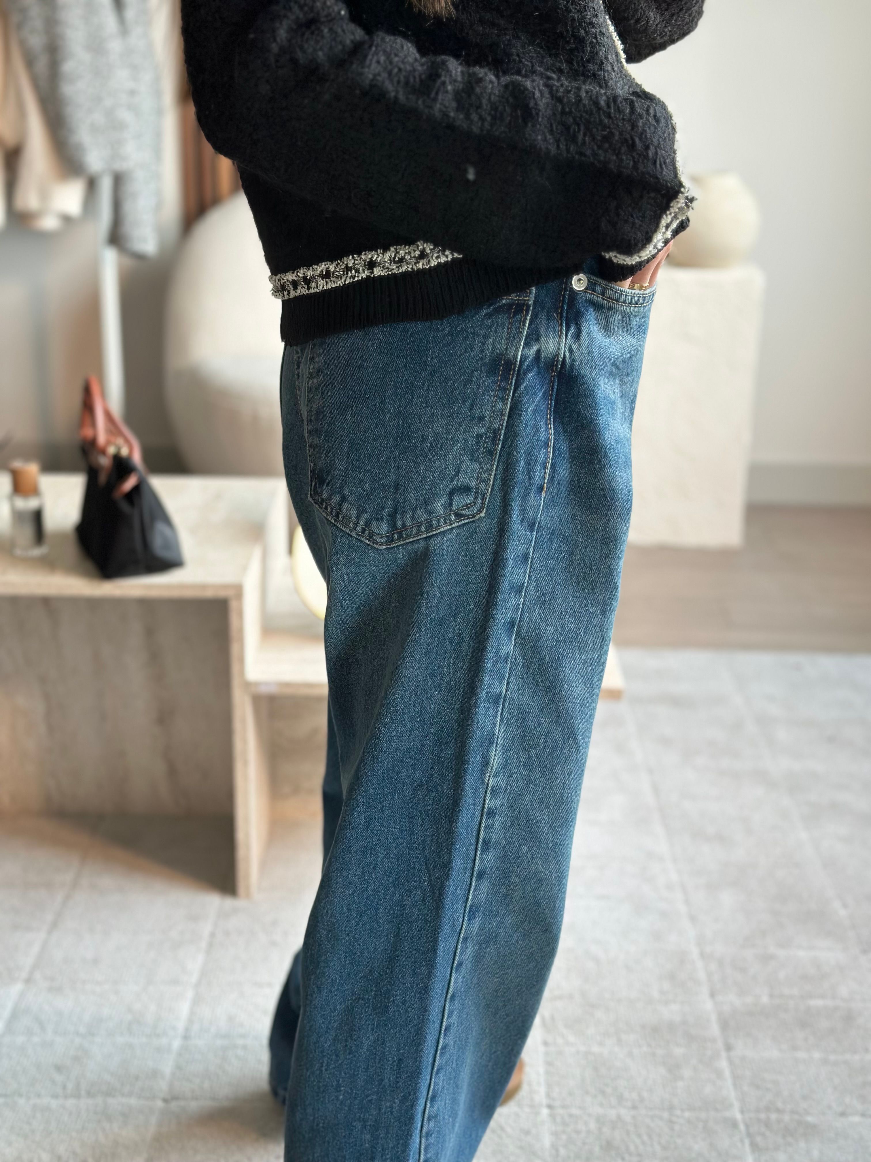 YÜKSEK BEL WIDE LEG JEAN