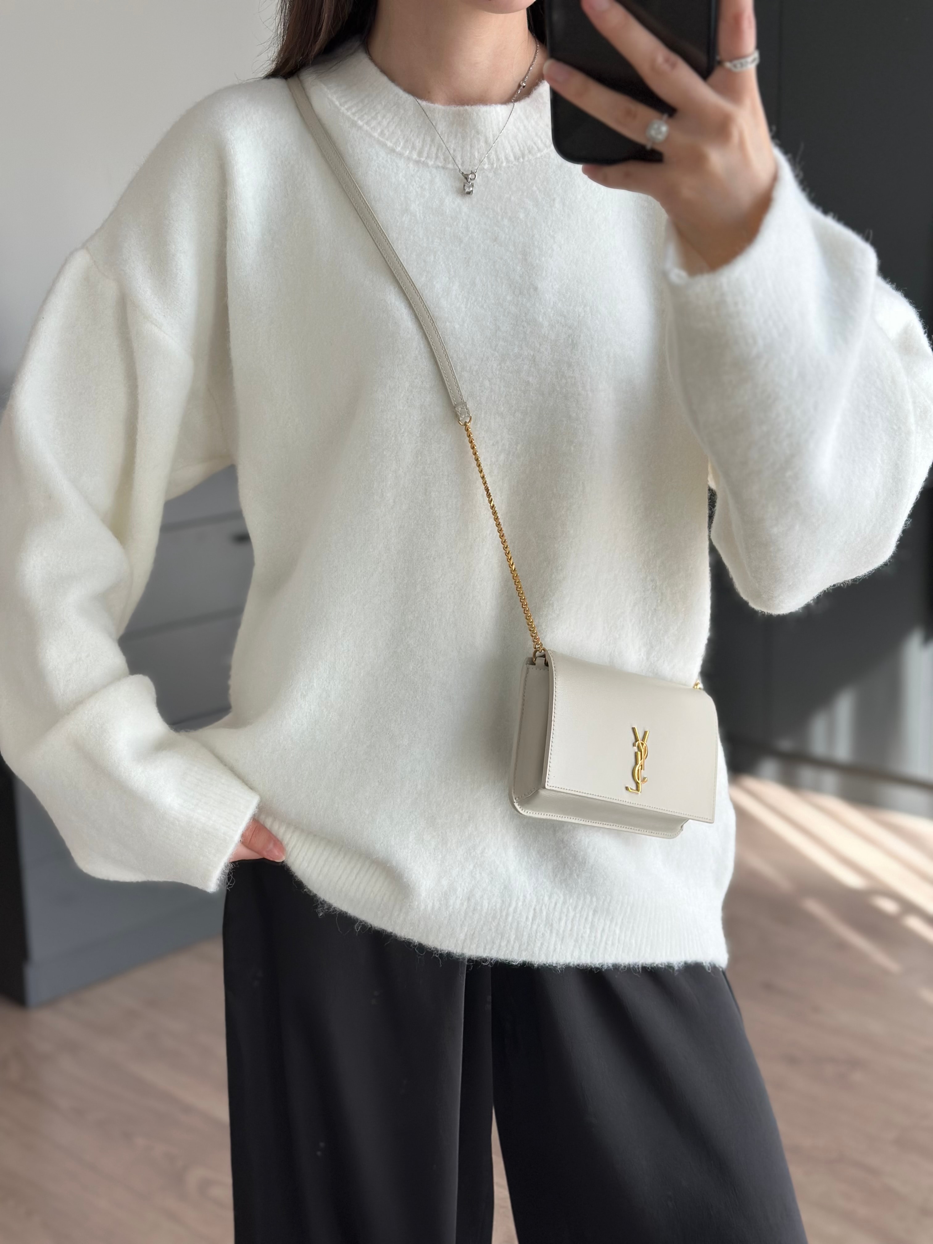 THECOUTURECLUB YAZILI BEYAZ KAZAK