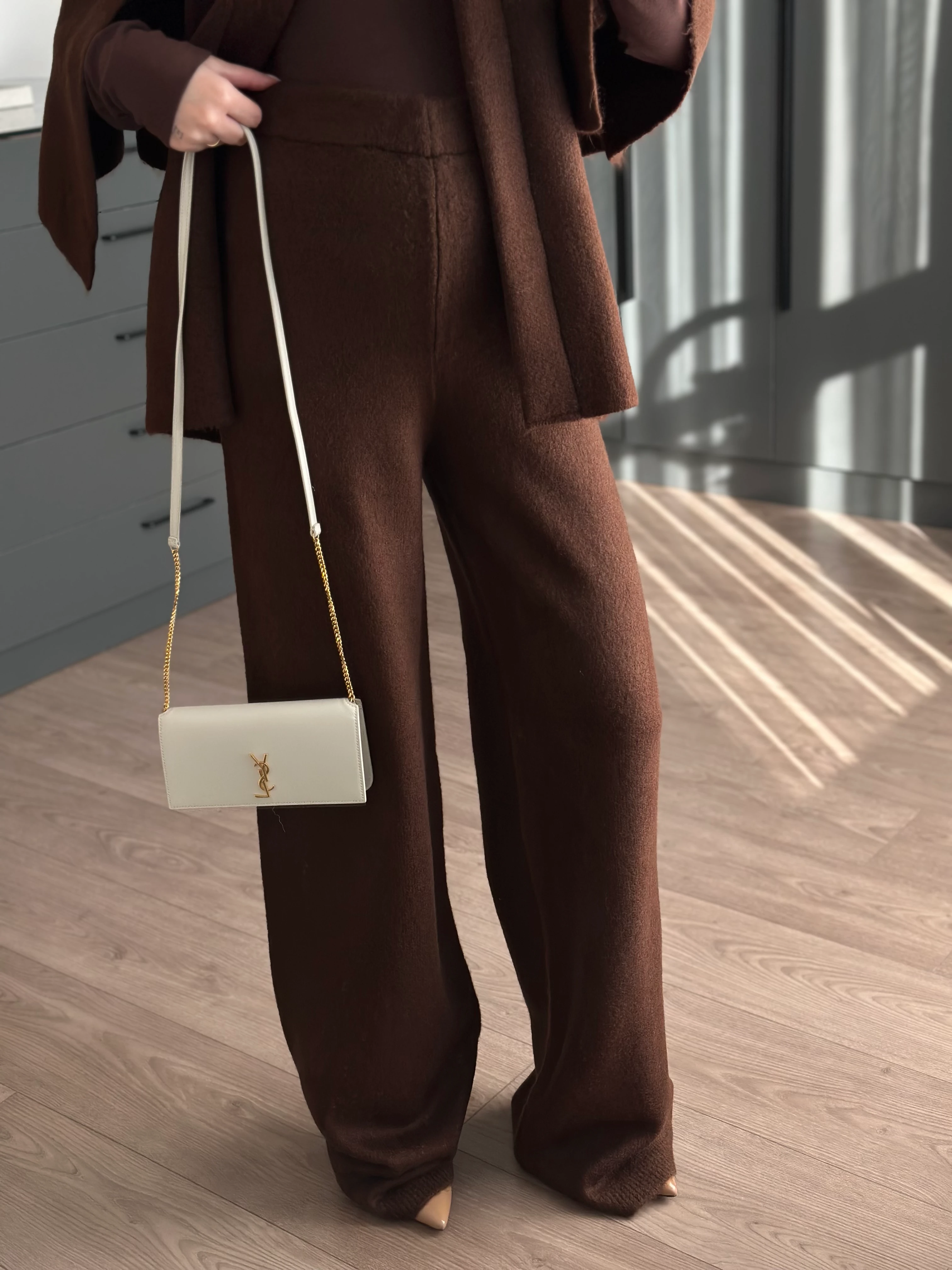 ACI KAHVE TRİKO PANTOLON