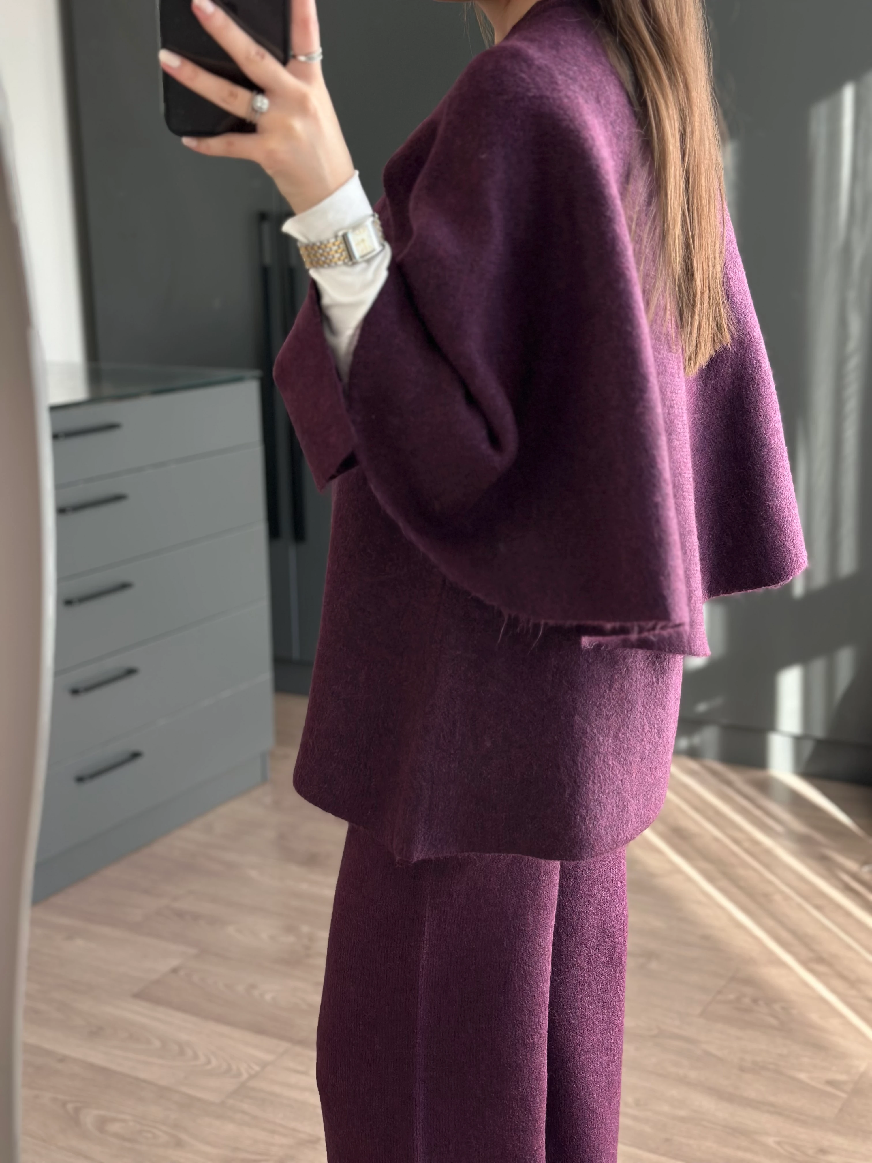 MÜRDÜM METAL DÜĞME DETAYLI TRİKO PANÇO