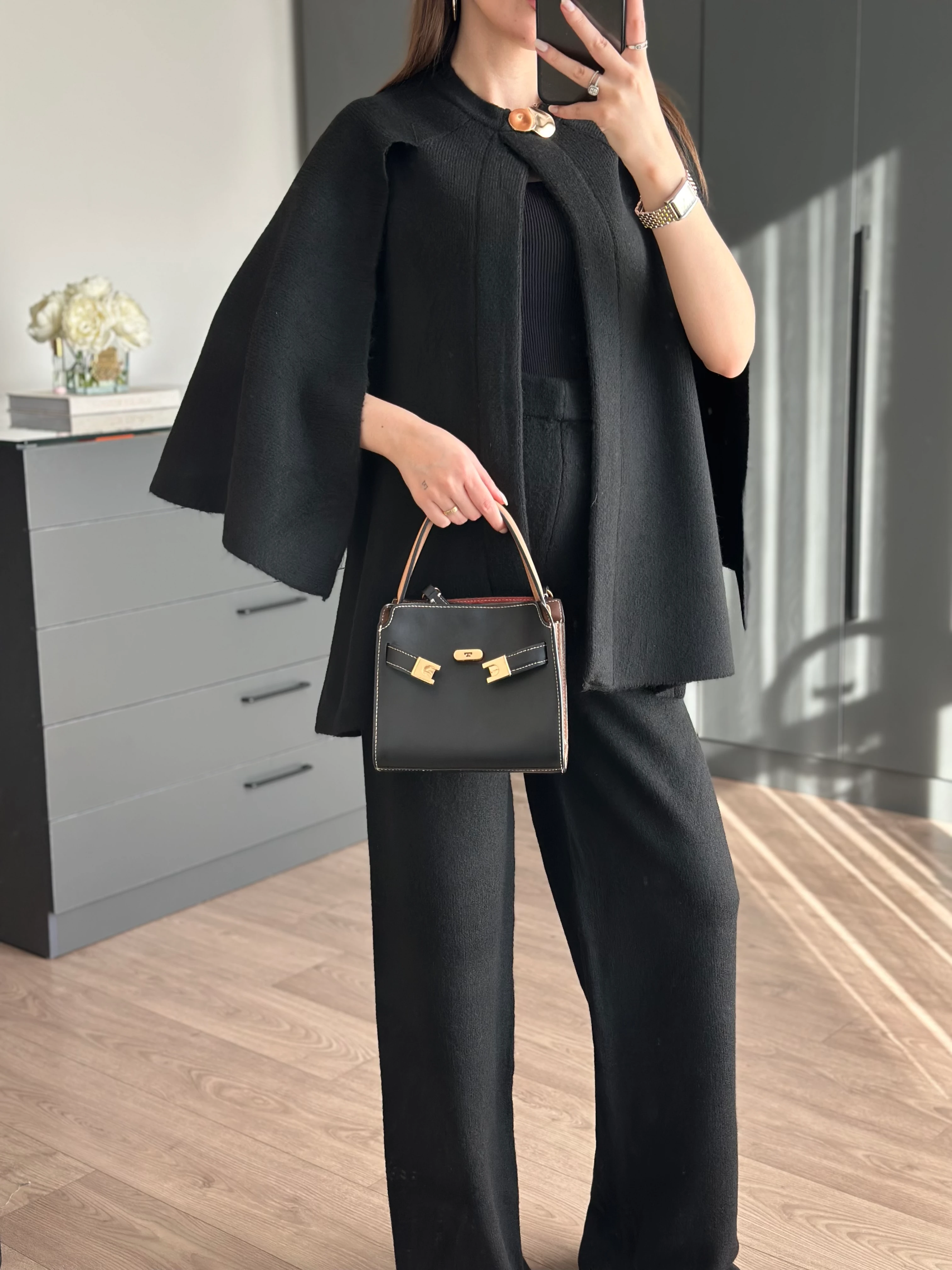 SİYAH TRİKO PANTOLON