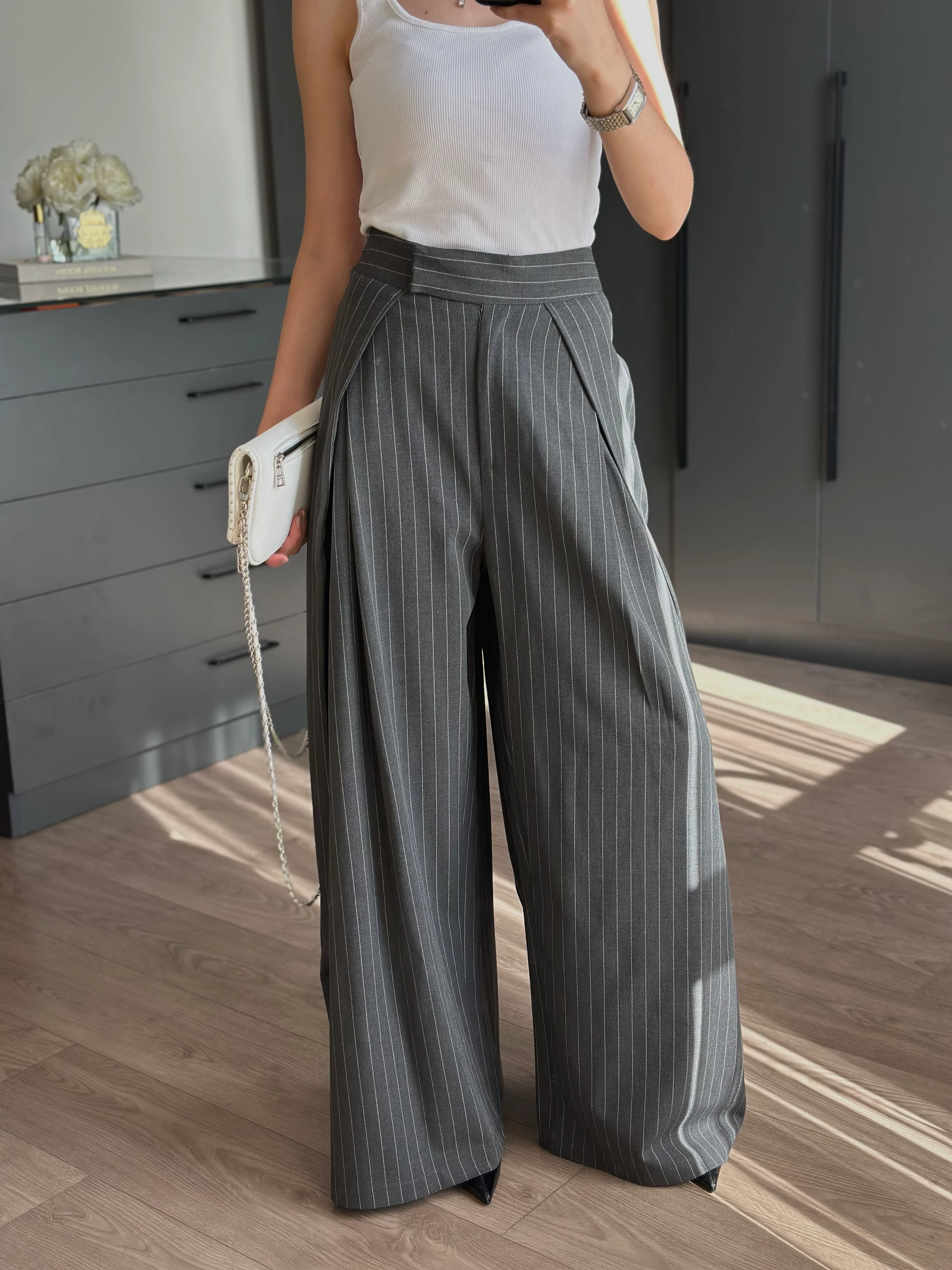 DÜŞÜK BEL TASARIM PANTOLON