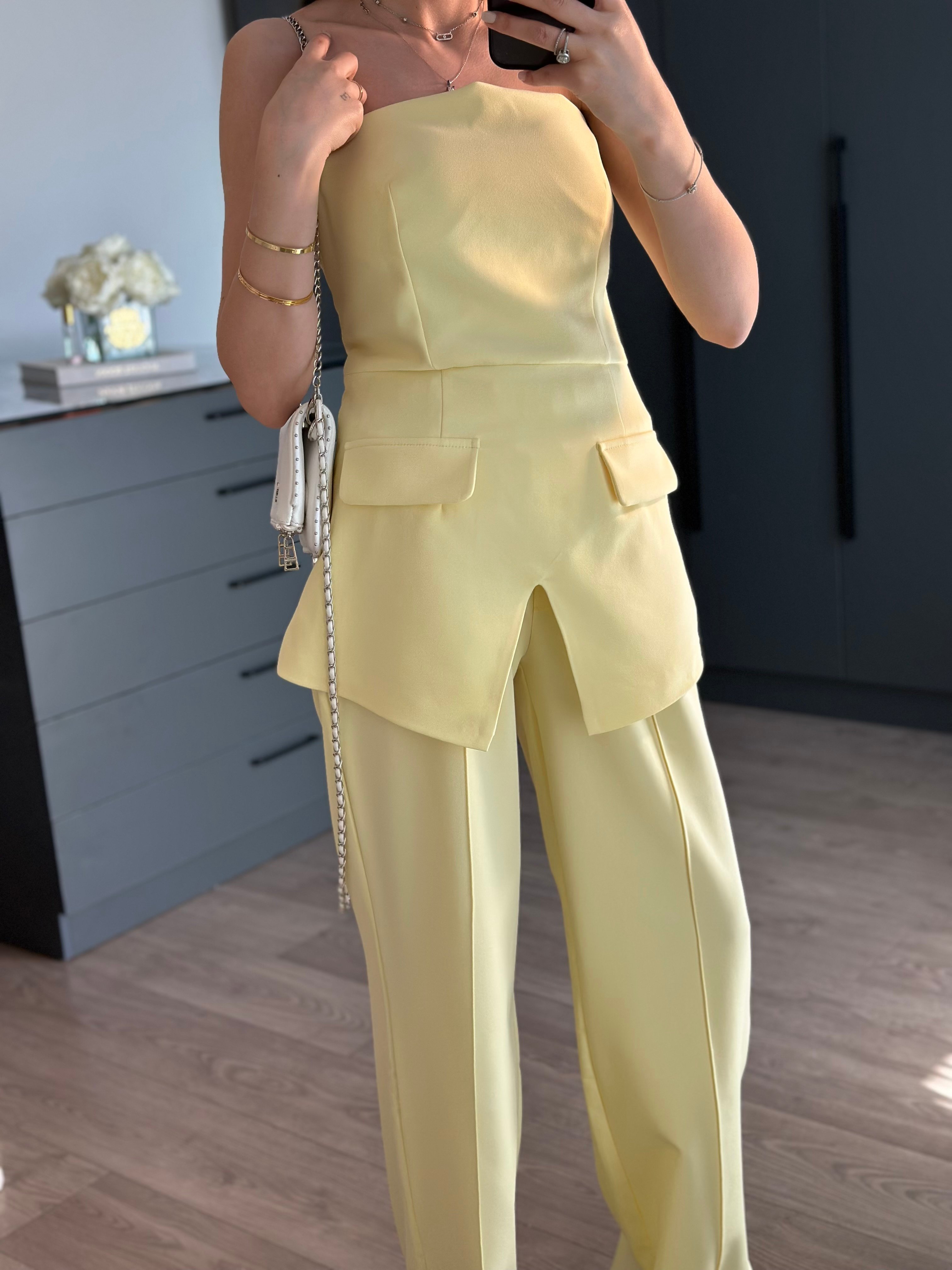 SARI STRAPLEZ TASARIM TAKIM