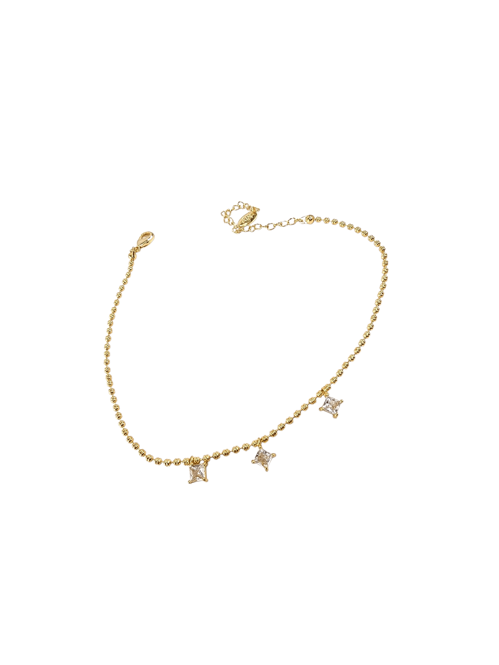 Gold Premium Seri Zirkon Taş Sallantılı Halhal 