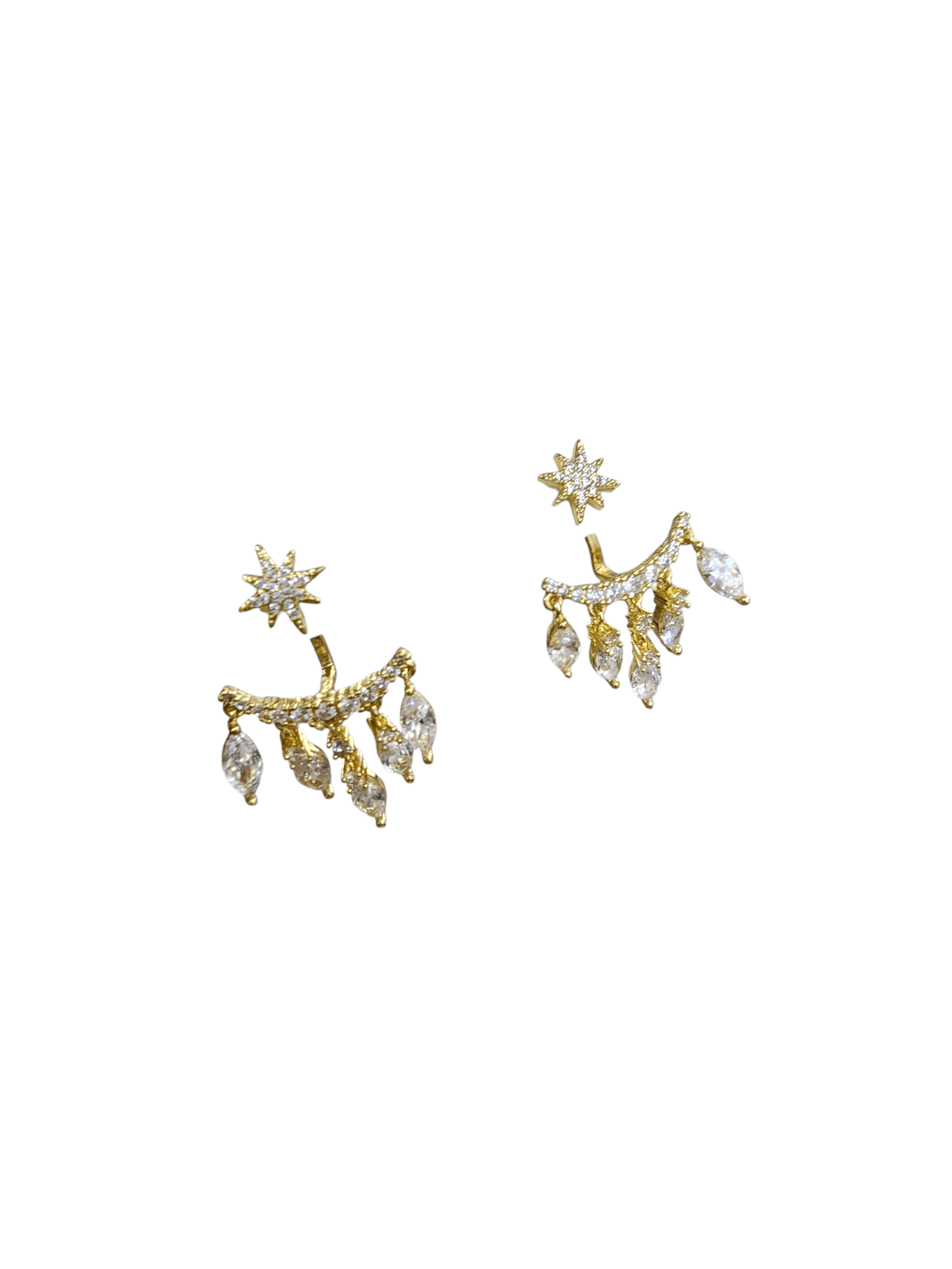 Gold Damla Sallantılı Küpe