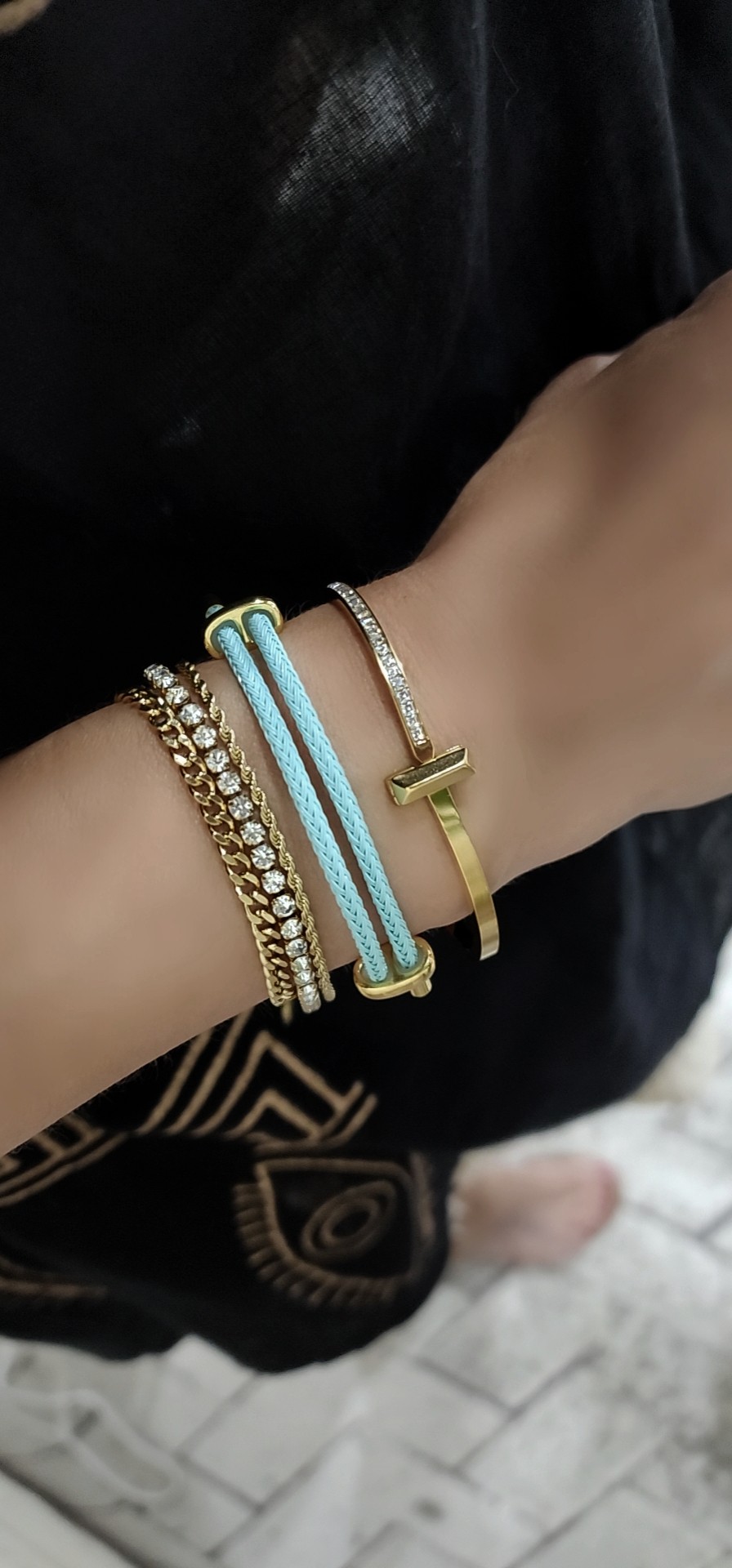 Turquoise Bileklik Kombin