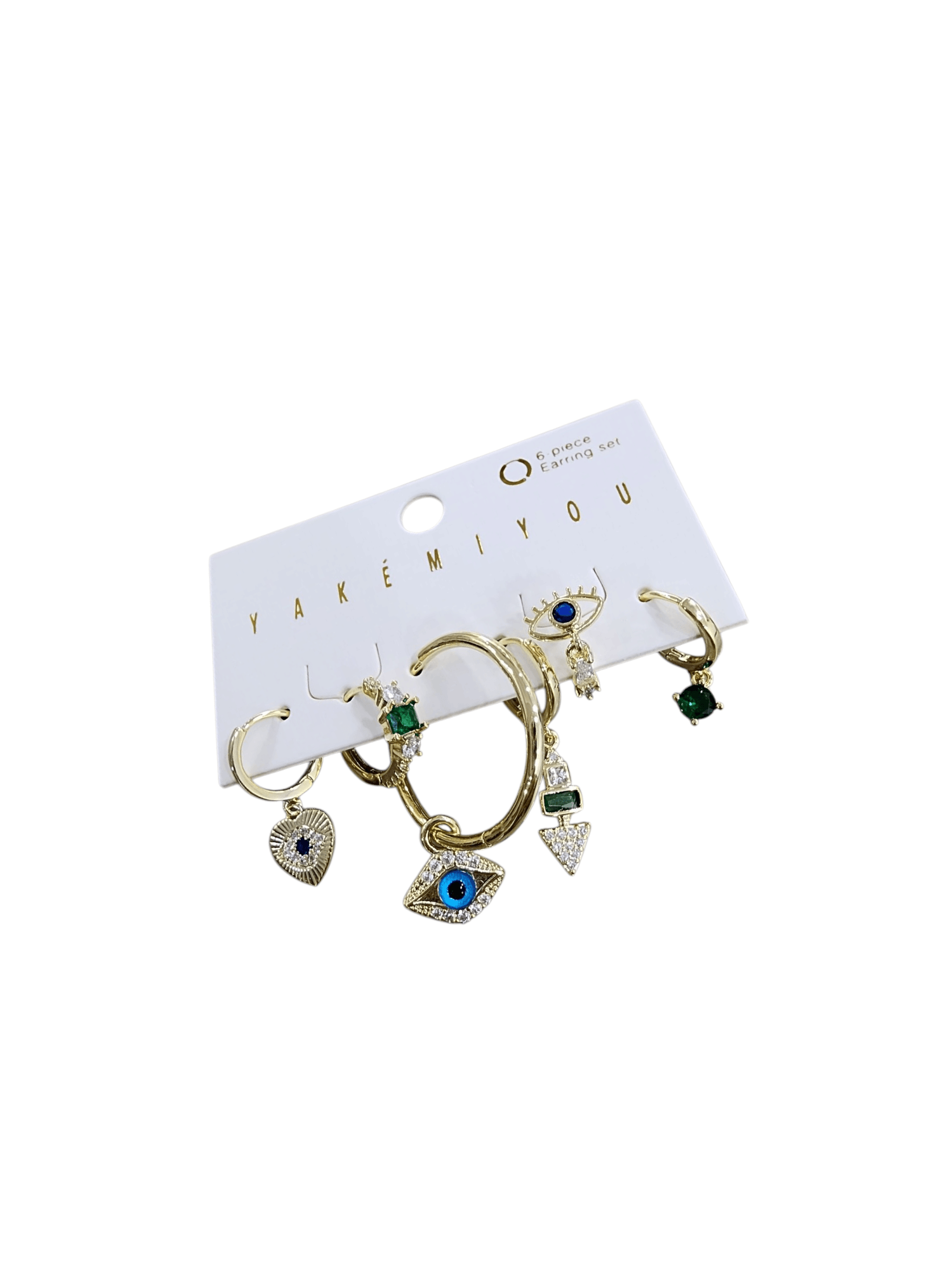Gold Altılı Set Küpe 