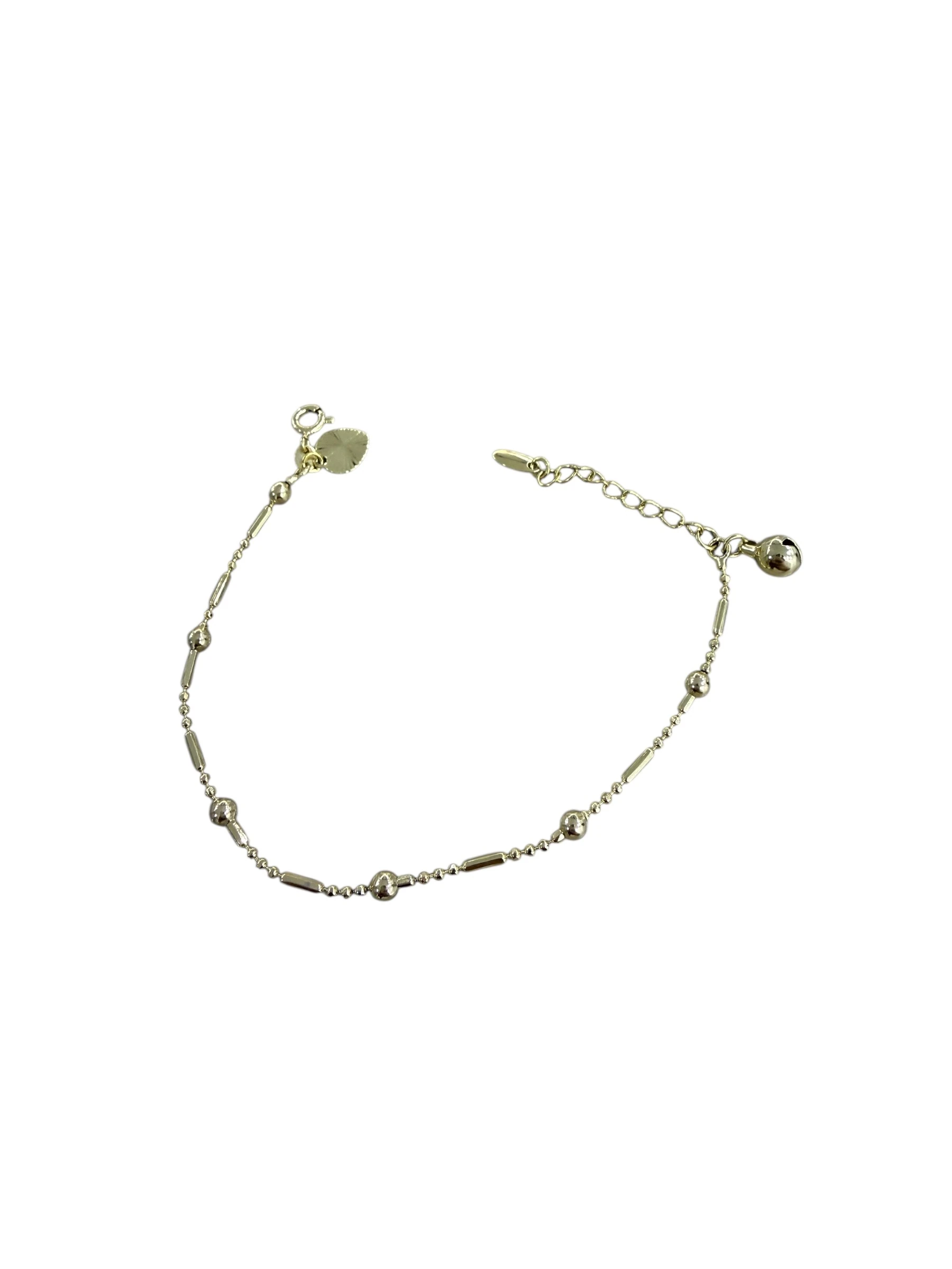 Gold Premium Seri Topçuk Detay İnce Bileklik 