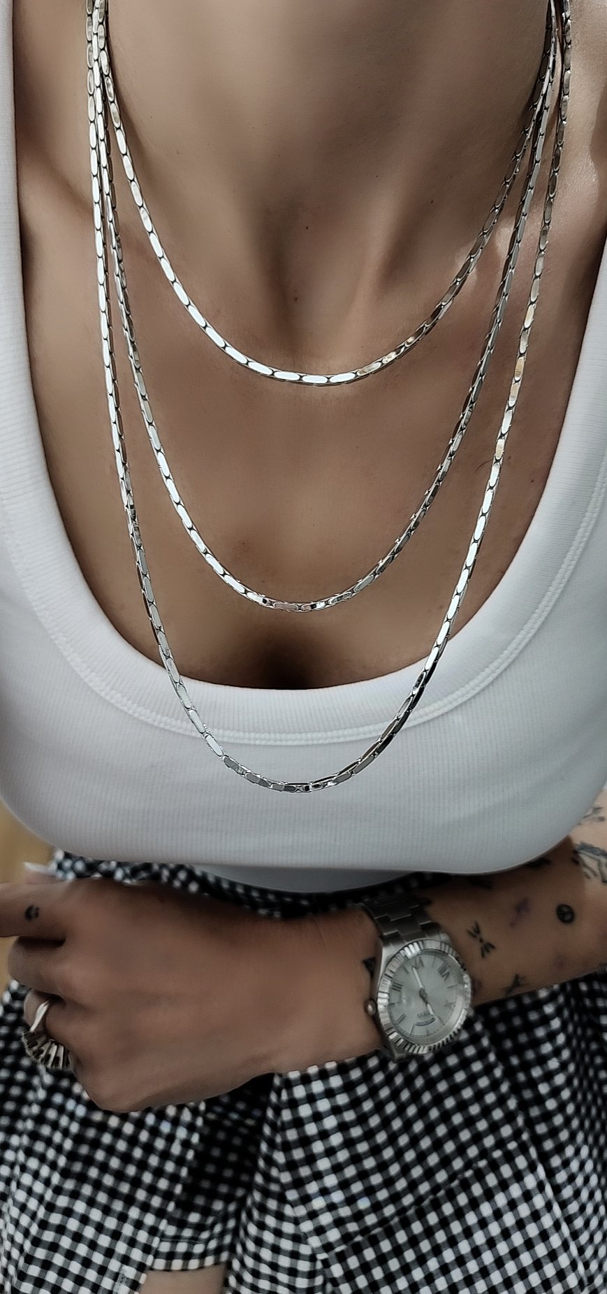Silver Shine Kolye Kombin 
