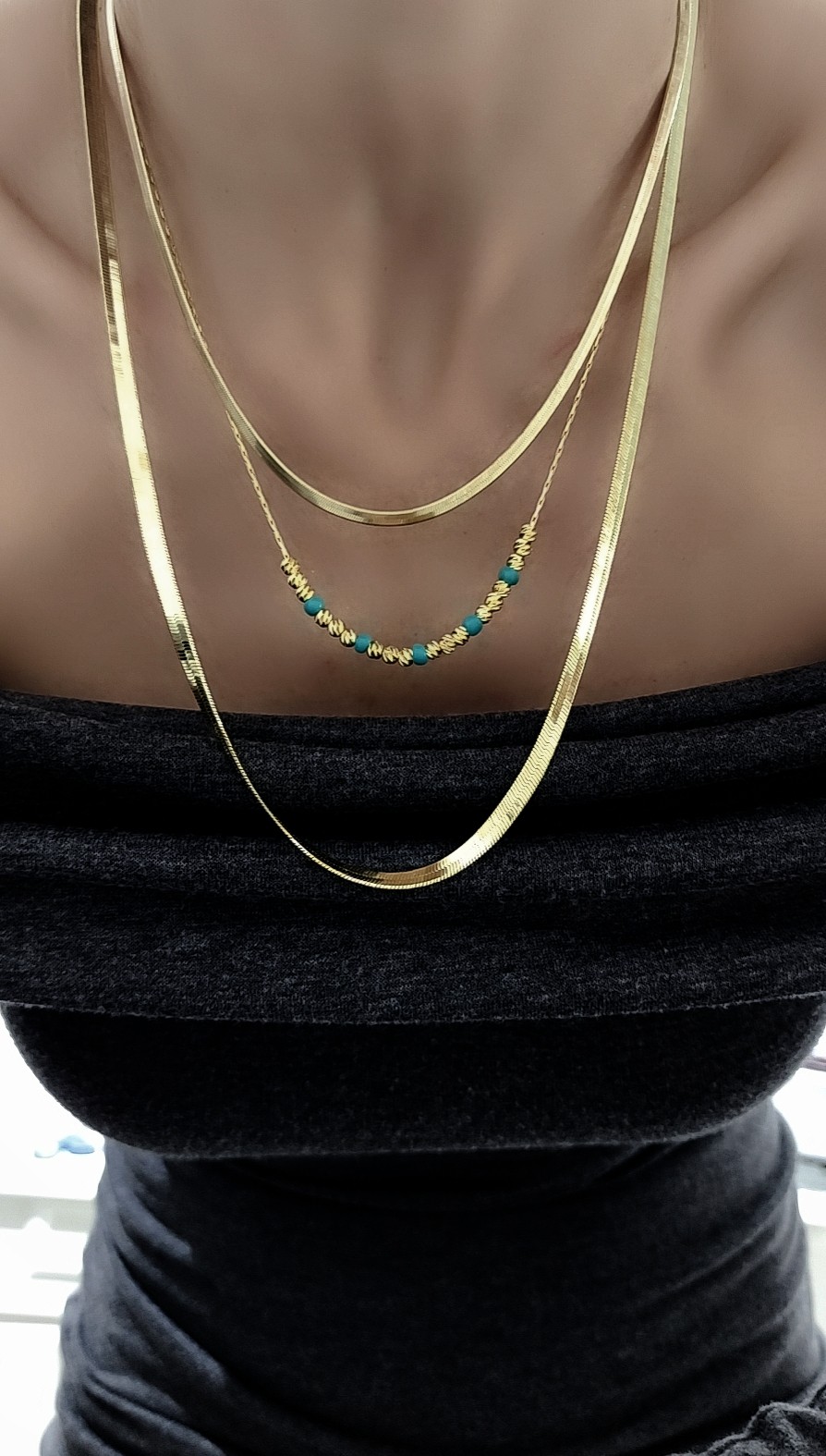 Blue Stone Kolye Kombin 