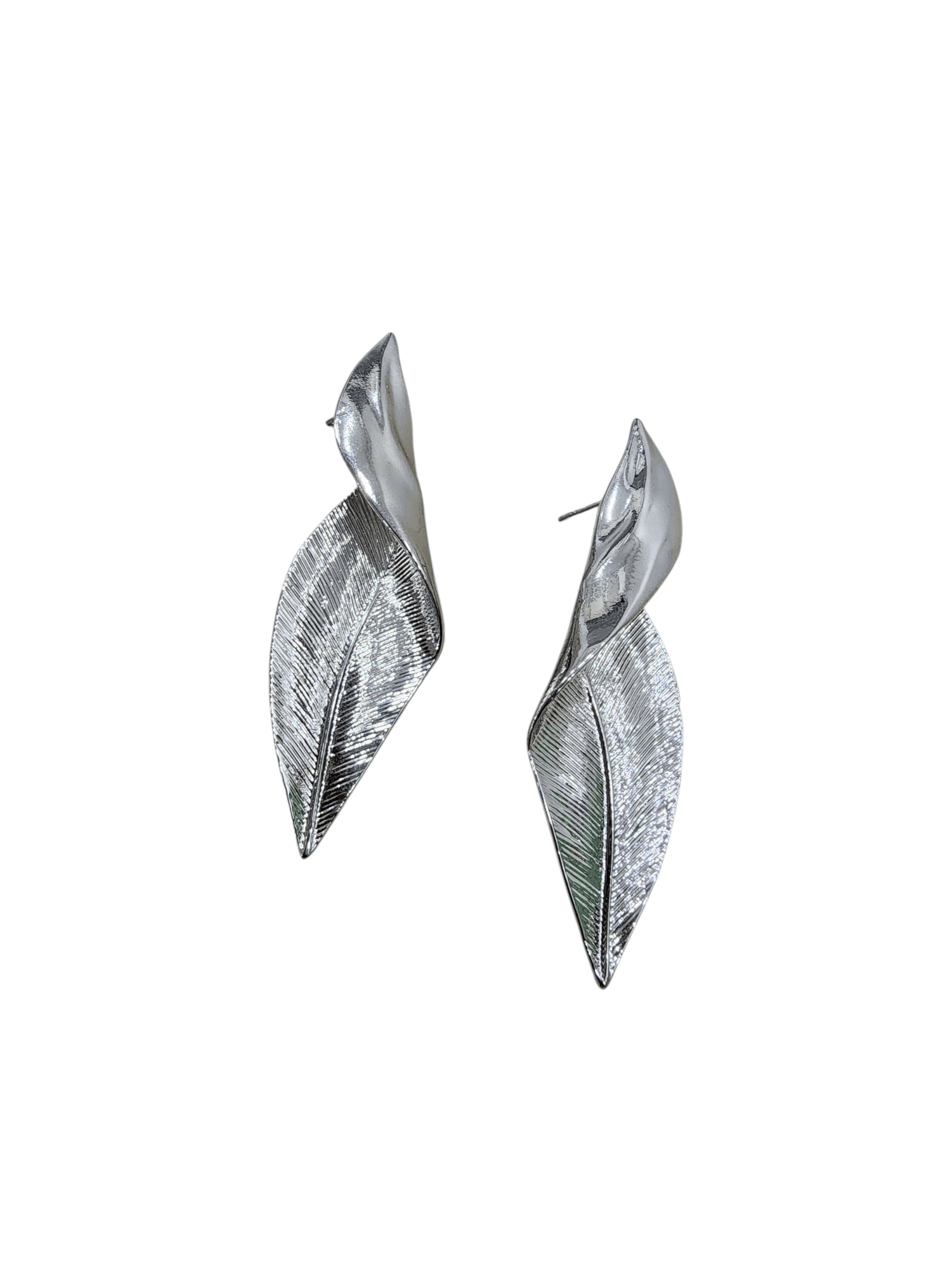 Silver Leaf Küpe 