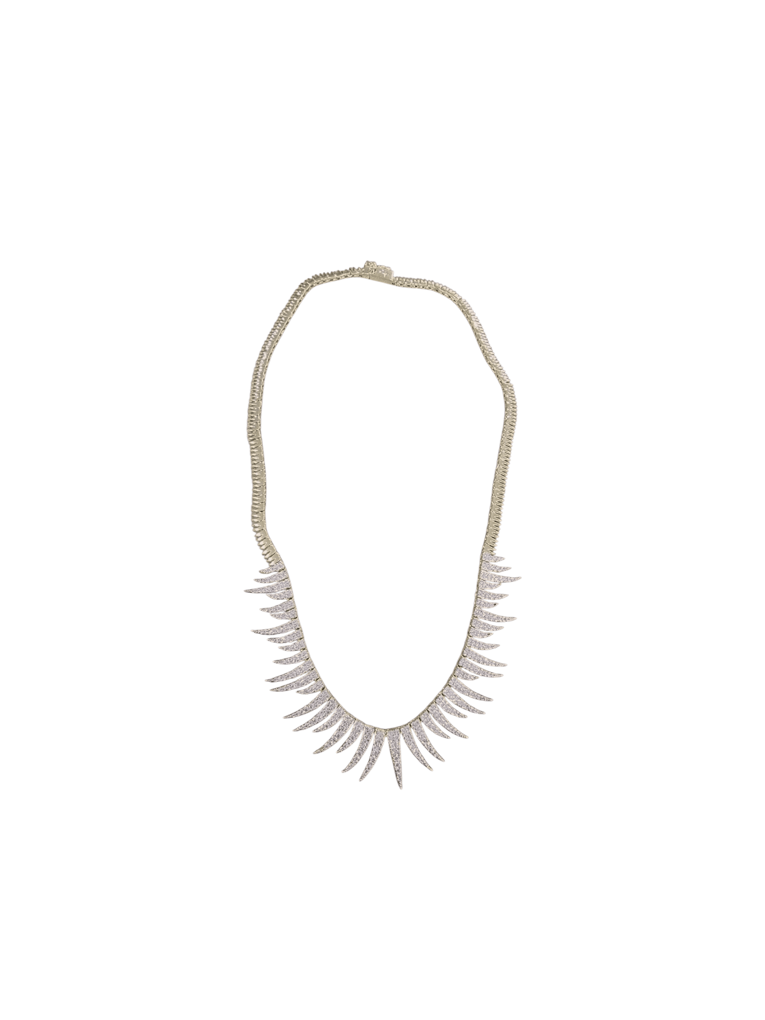 Gold Silver Zirkon Taşlı Wings Kolye