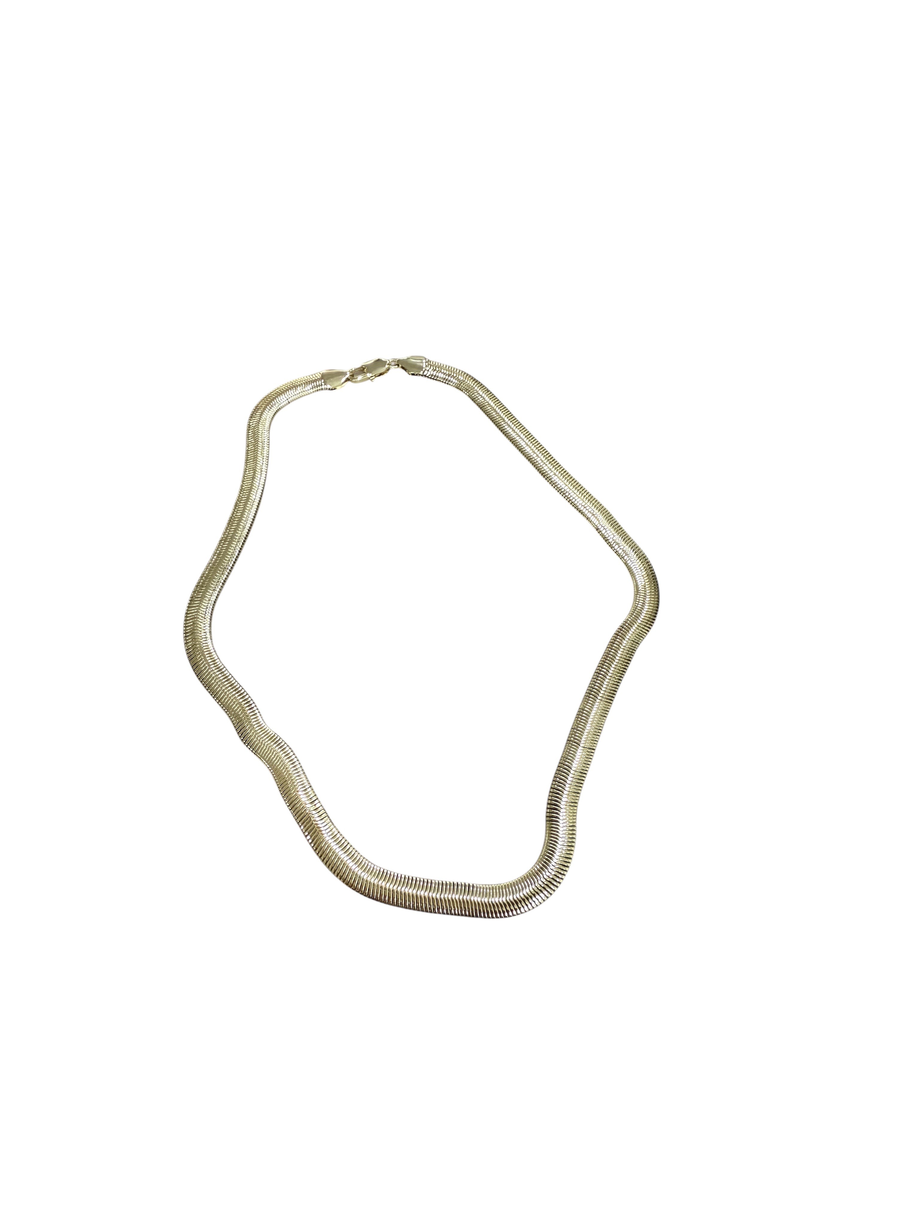 Gold Pemium Seri 50cm Kalın Balık Sırtı Kolye