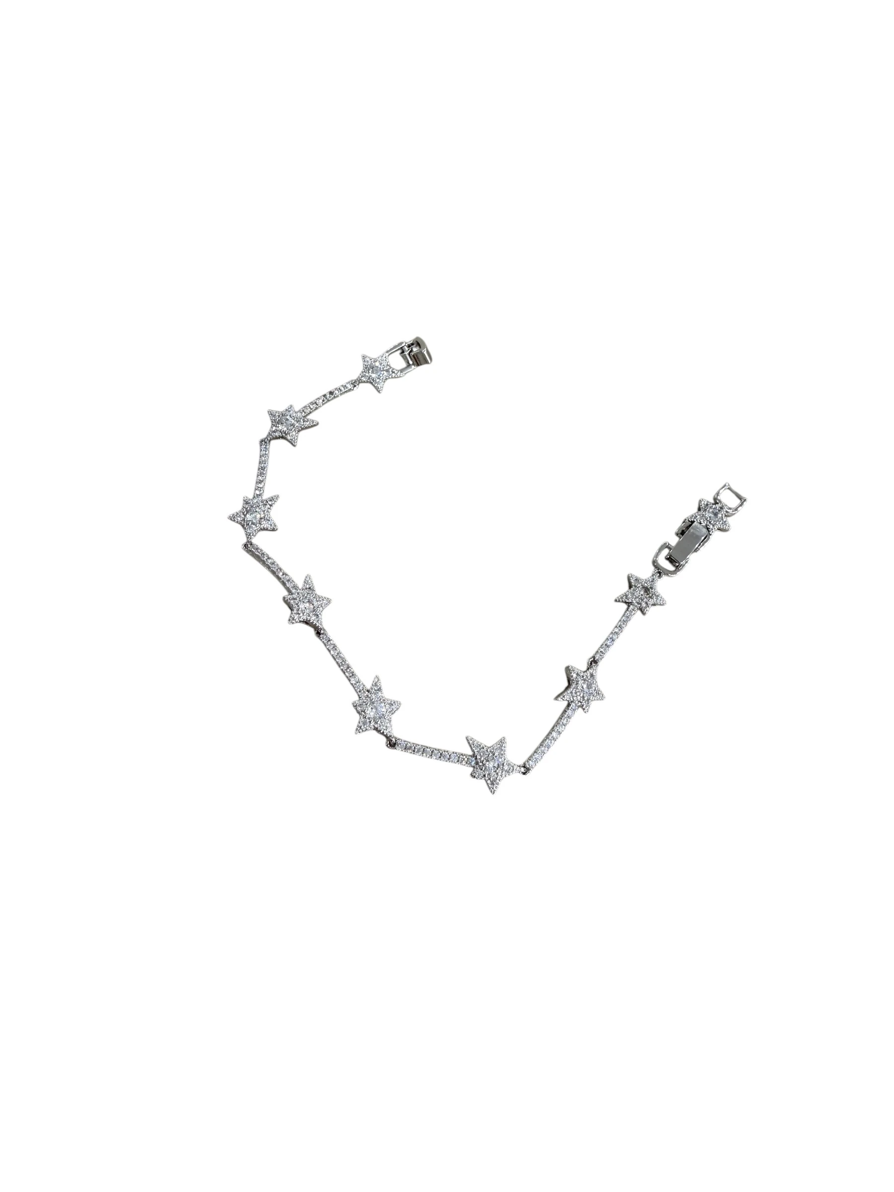 Silver Premium Seri Zirkon Taşlı Yıldız Bileklik