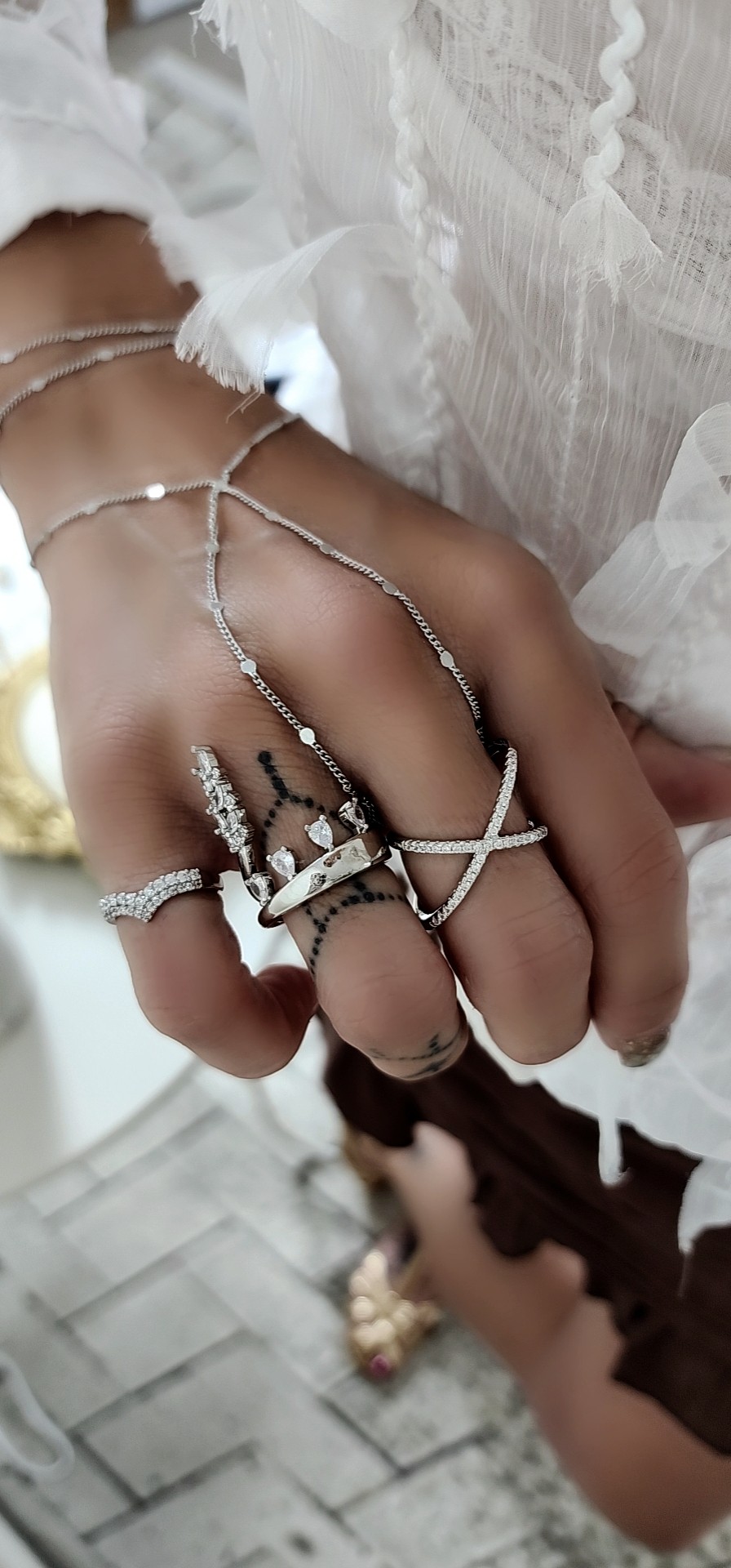 Silver Yüzük Kombin 