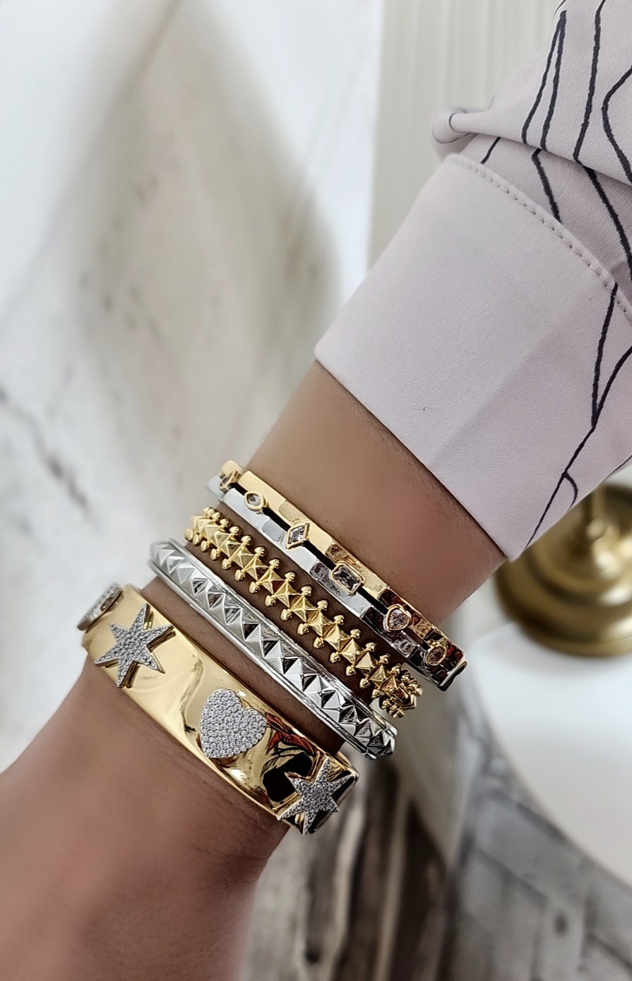 Gold Premium Seri Plaka Bileklik