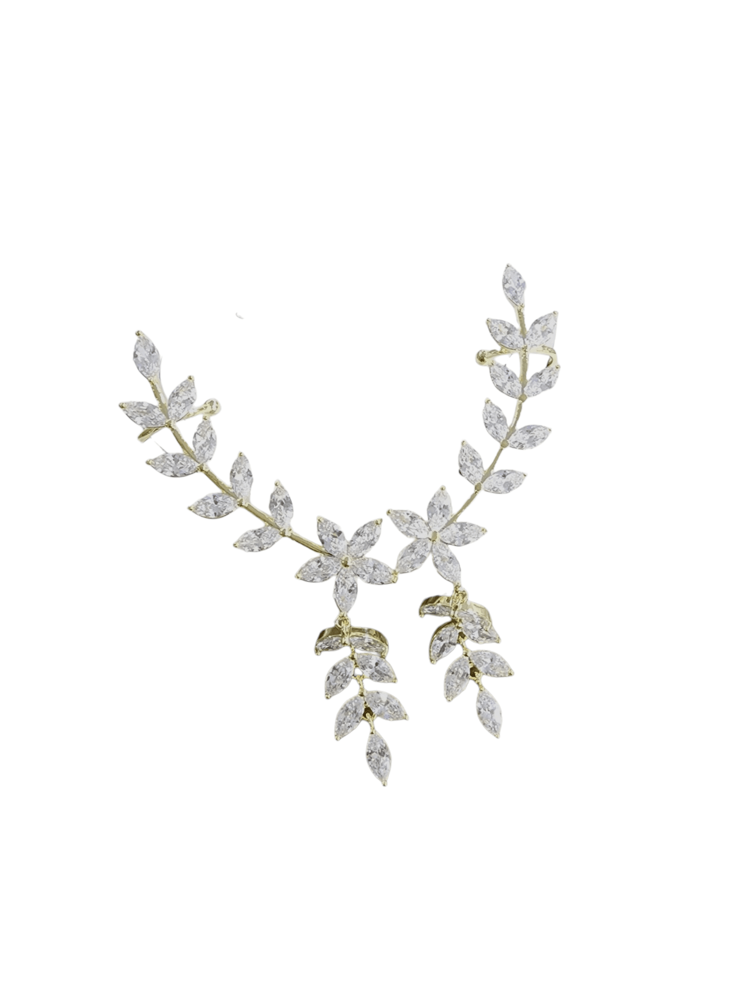 Gold Flower Küpe