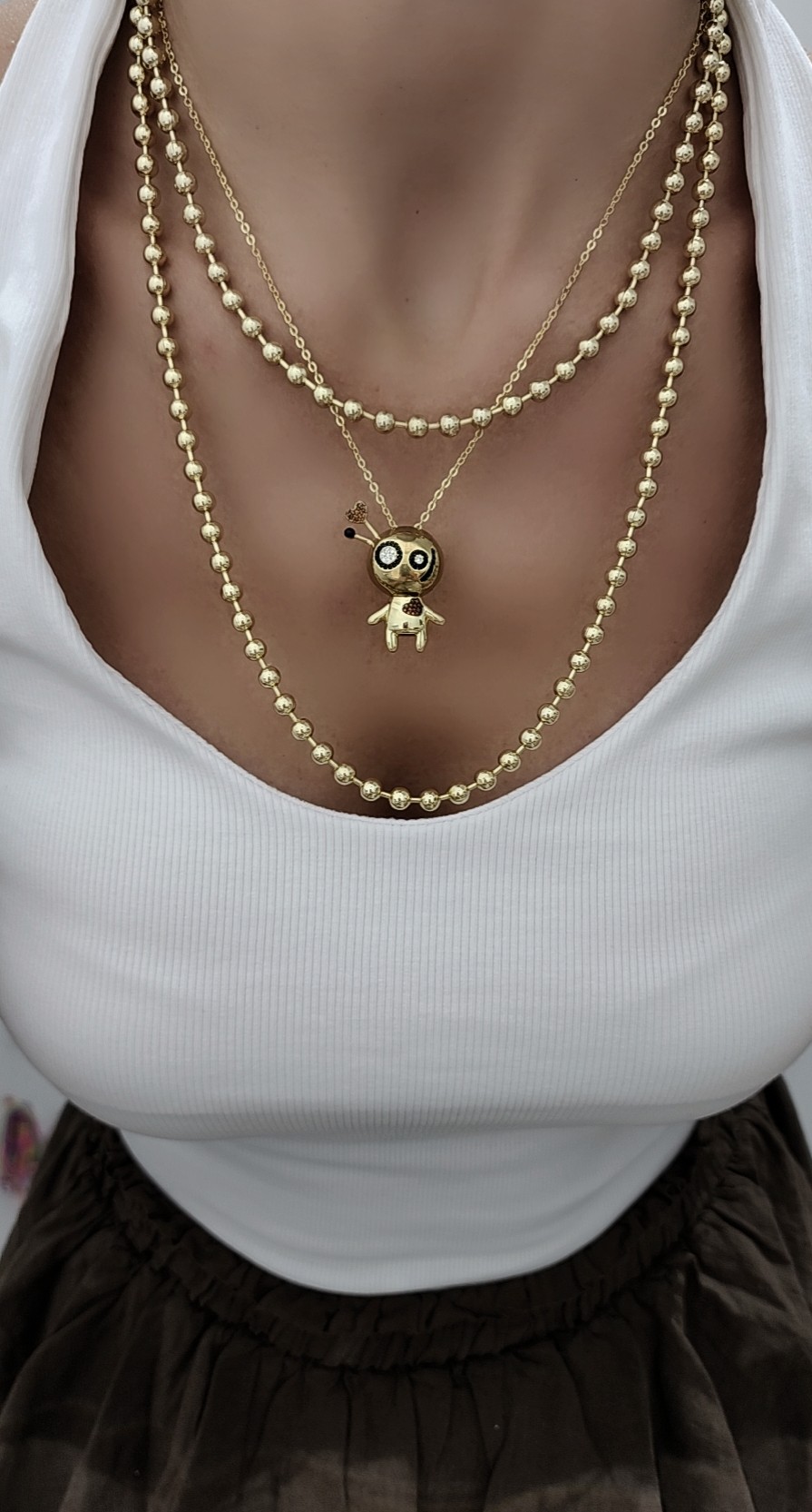 Gold Premium Seri Sweet Girl Kolye