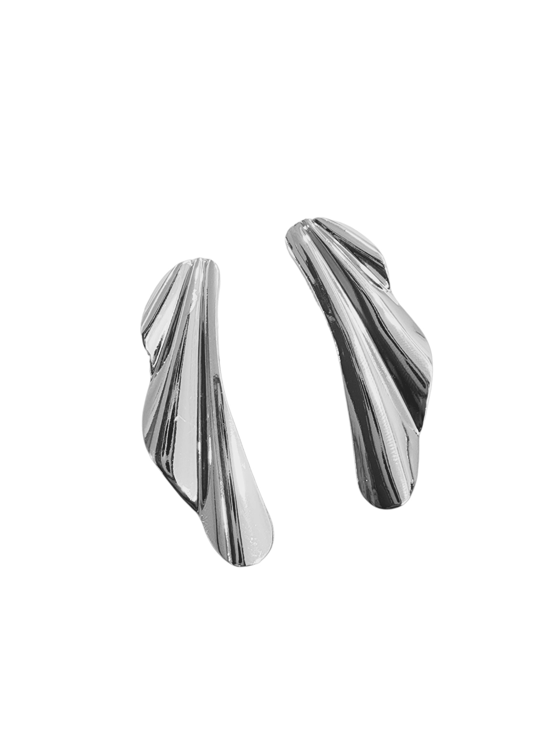 Silver Plaka Küpe