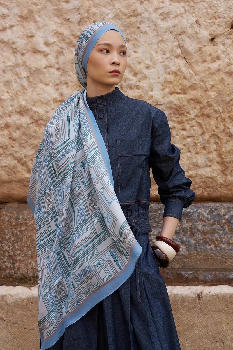 ED SCARF DESENLİ ŞAL