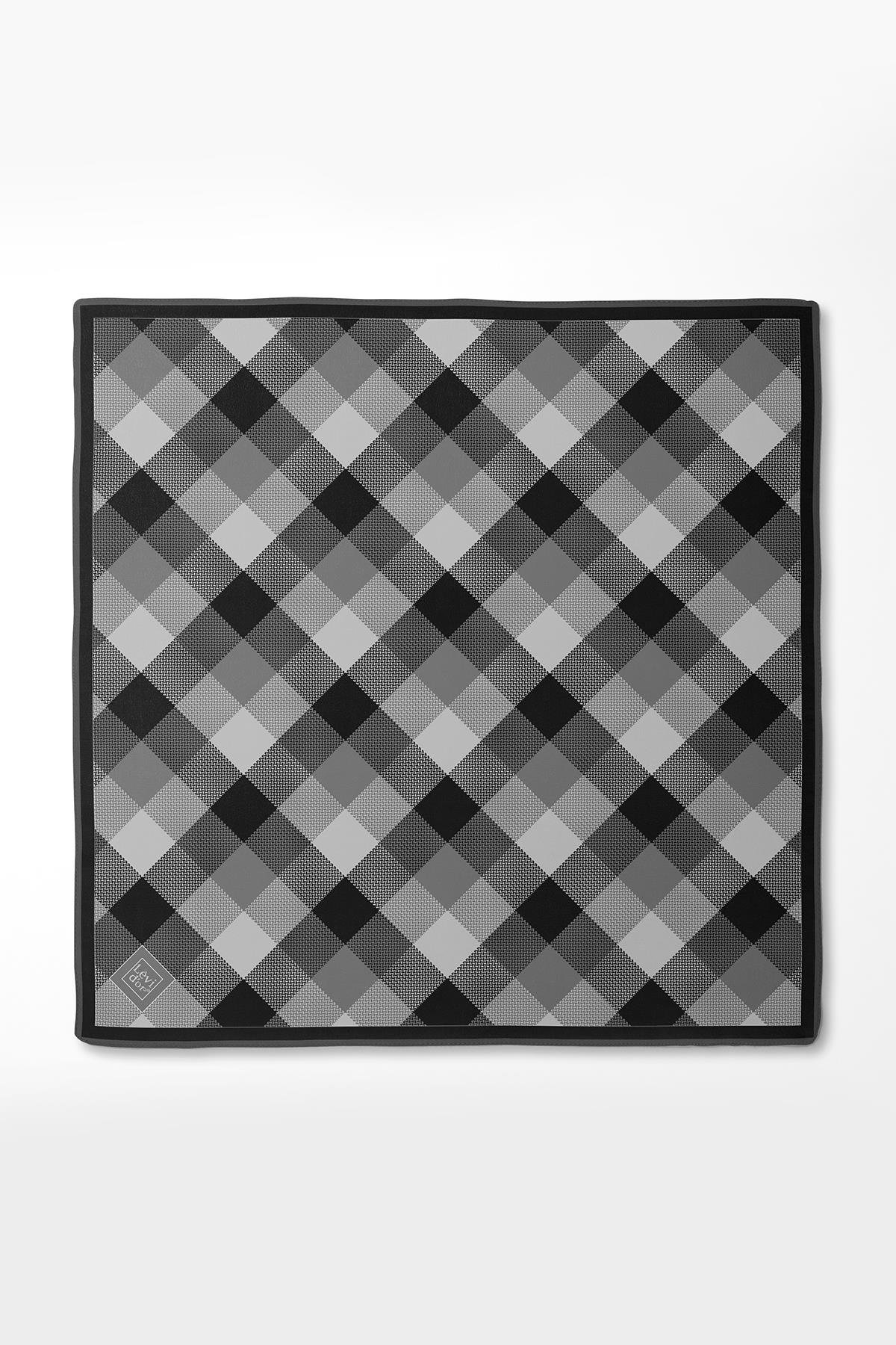 LEVİDOR TVİLL İPEK EŞARP