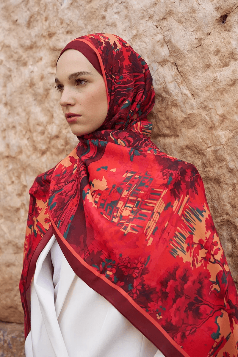 ED SCARF DESENLİ ŞAL