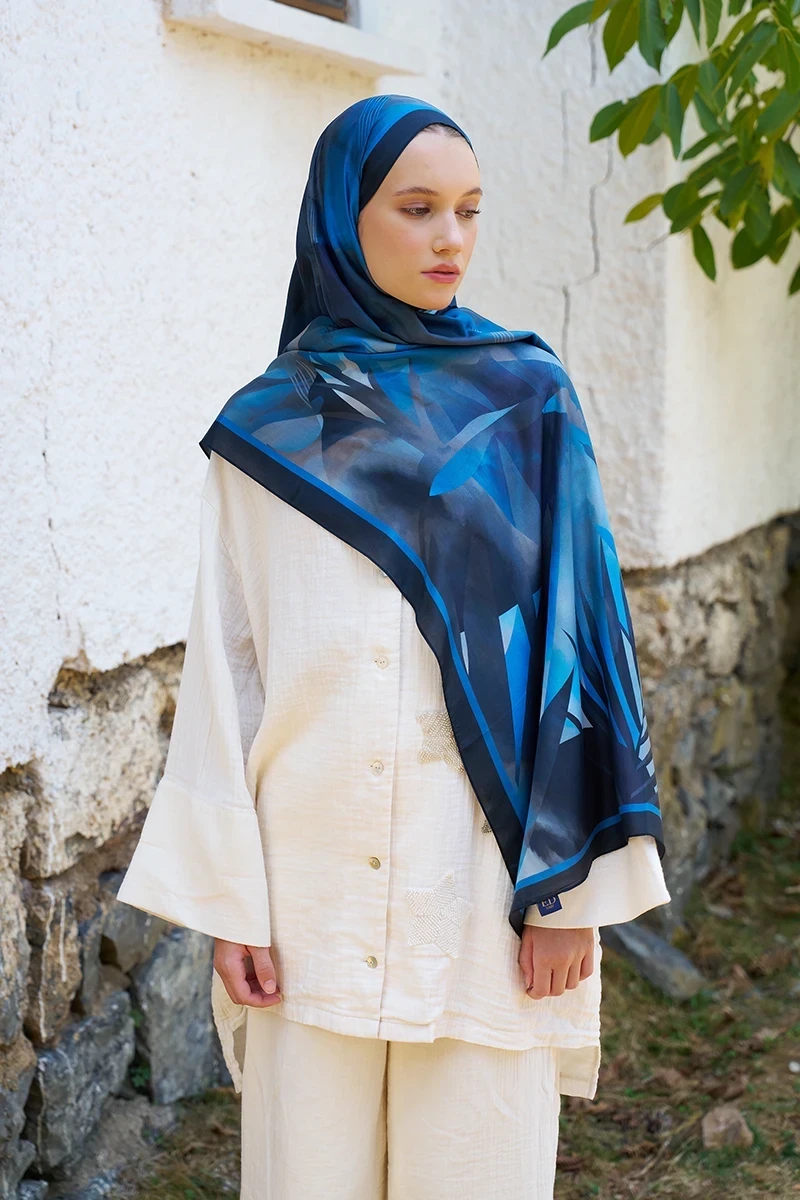 ED SCARF FLOŞ DESENLİ ŞAL