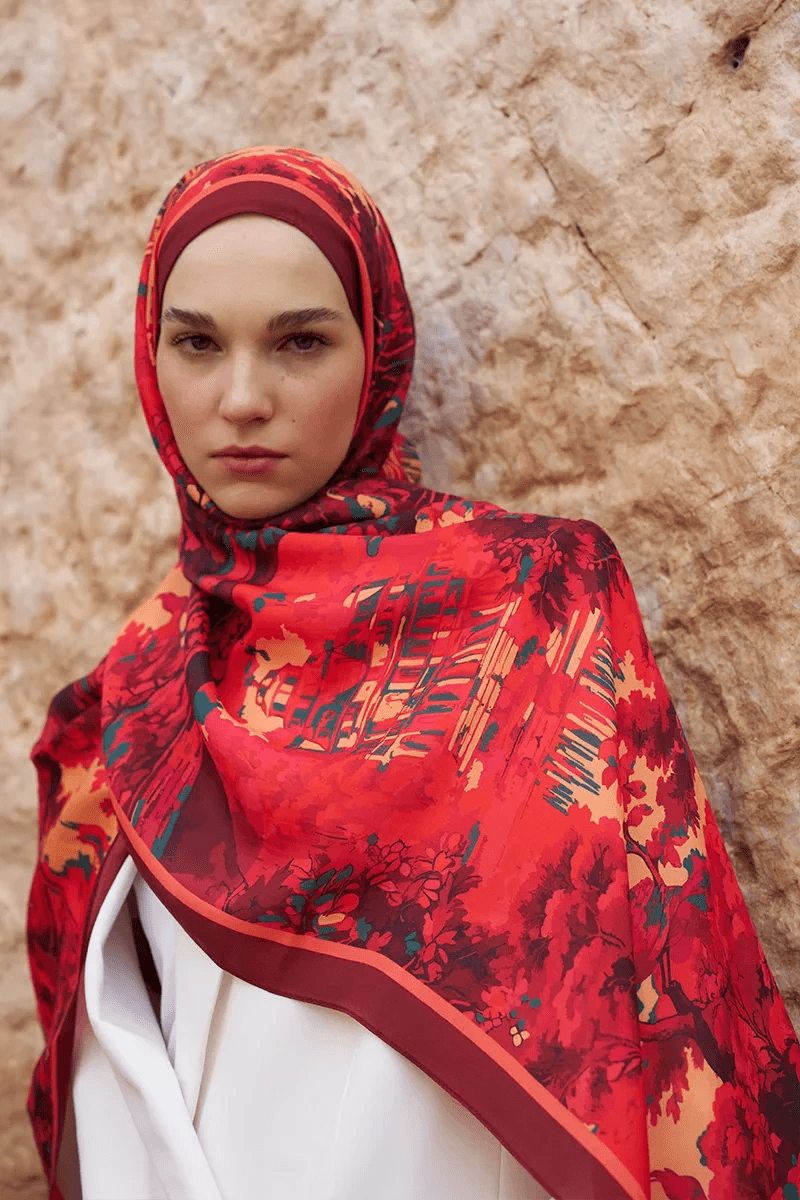ED SCARF DESENLİ ŞAL