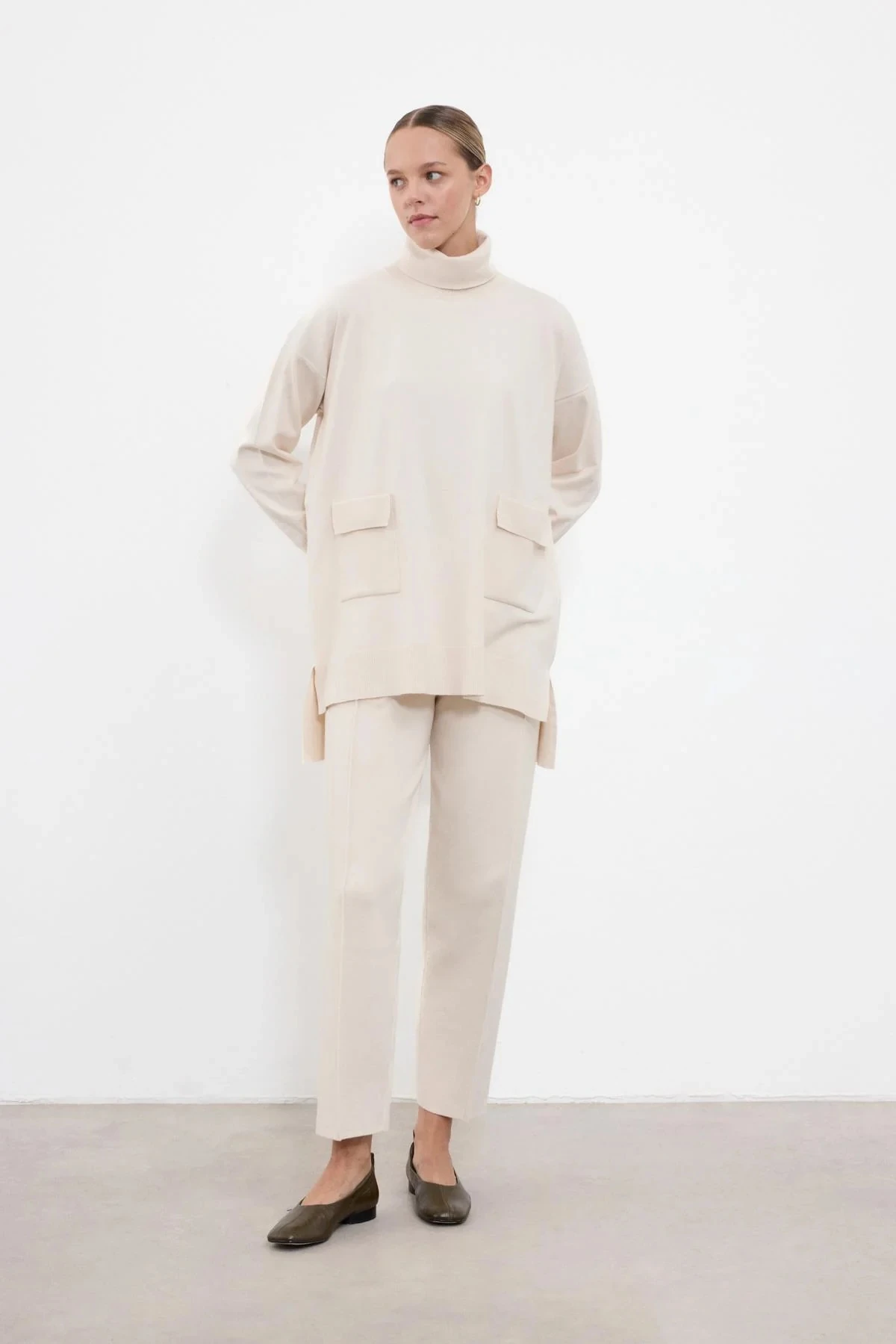 CLOCHE CEPLİ TRİKO TUNİK