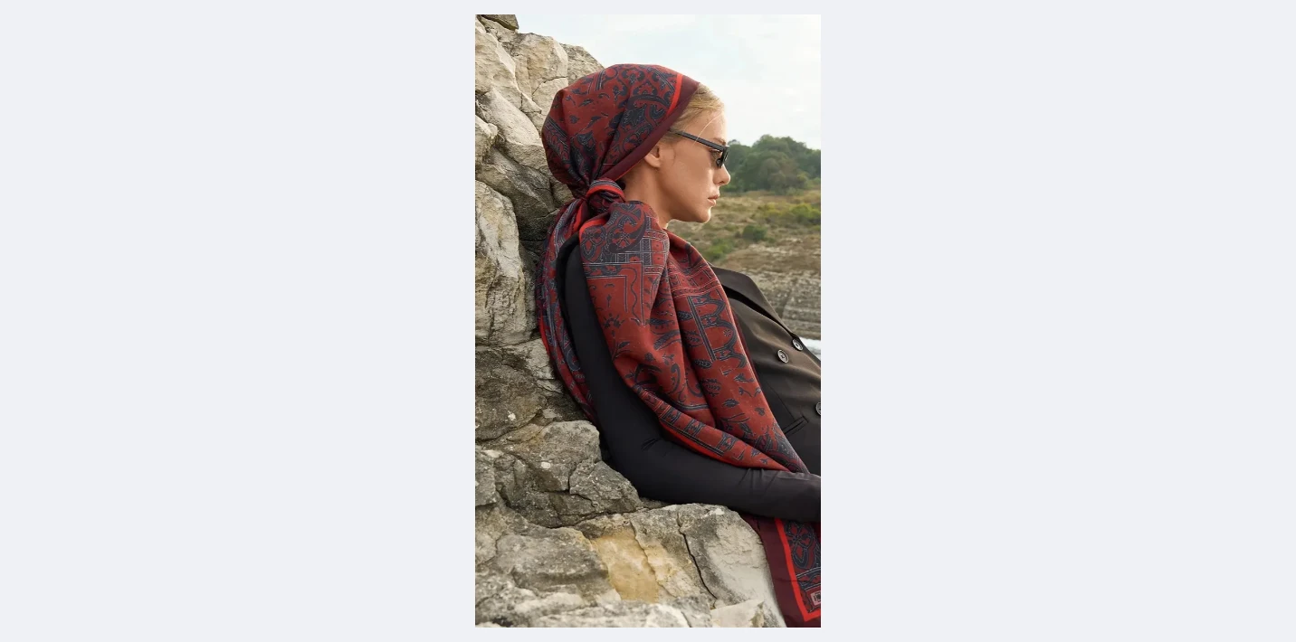 ED SCARF DESENLİ ŞAL