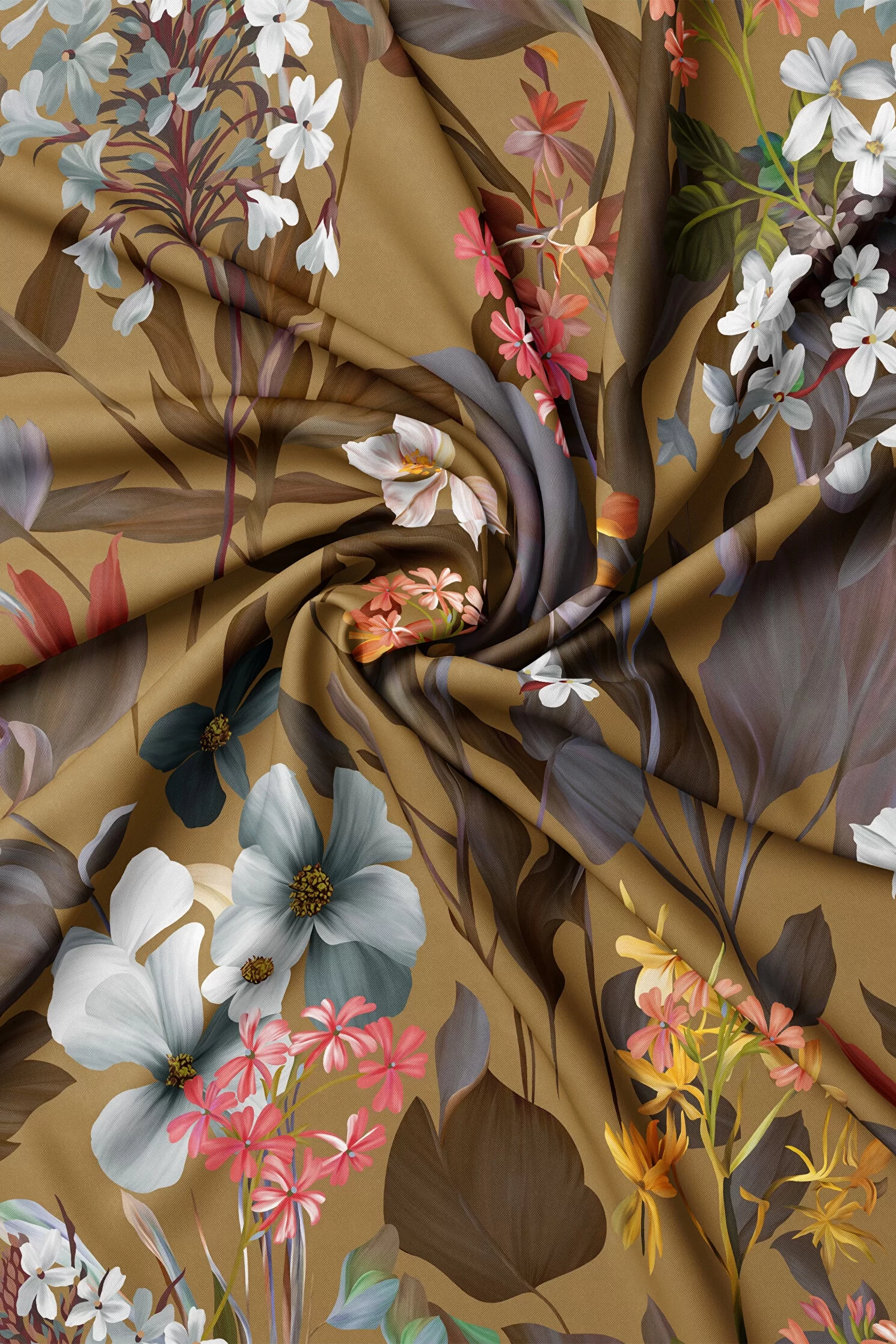 VAKKO YENİ SEZON DESENLİ İPEK EŞARP