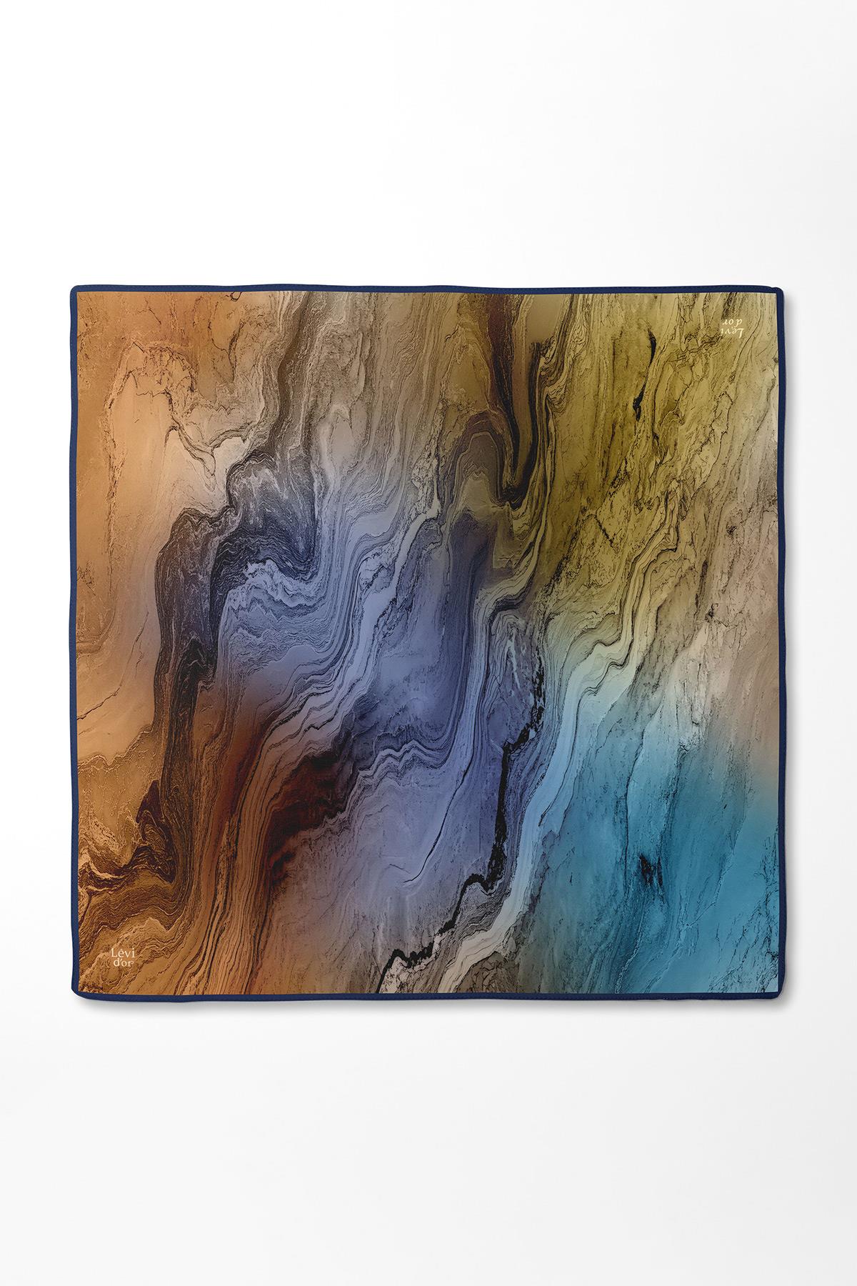 LEVİDOR TVİLL İPEK EŞARP