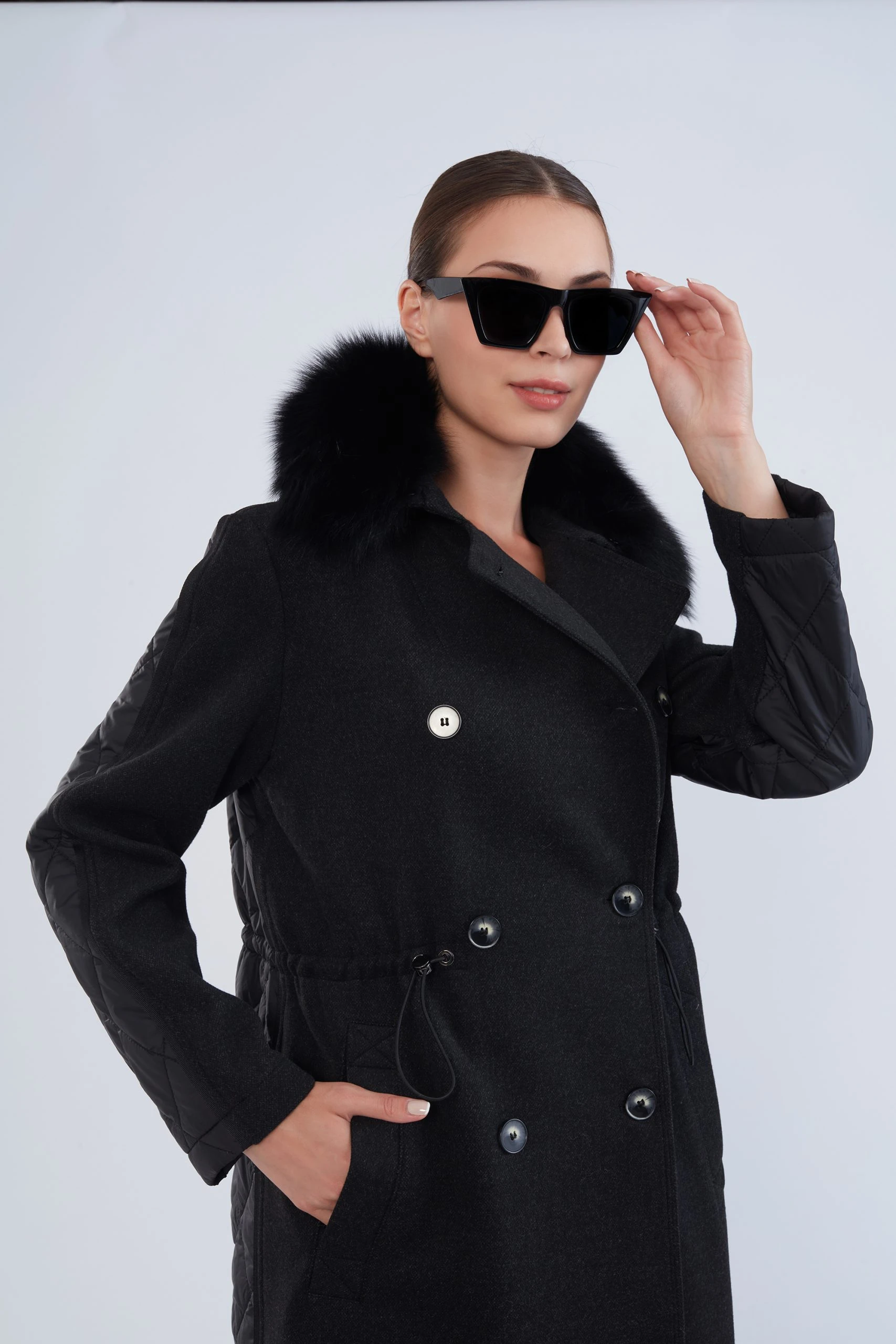 TRENÇ İMİTASYON KÜRK