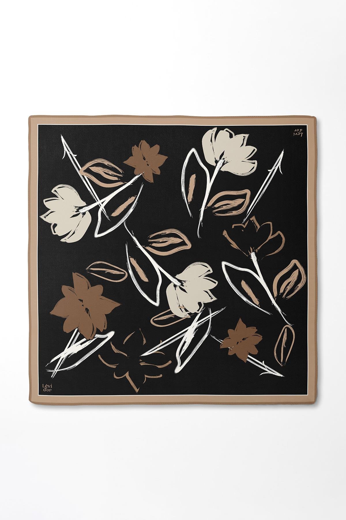 LEVİDOR TVİLL İPEK EŞARP